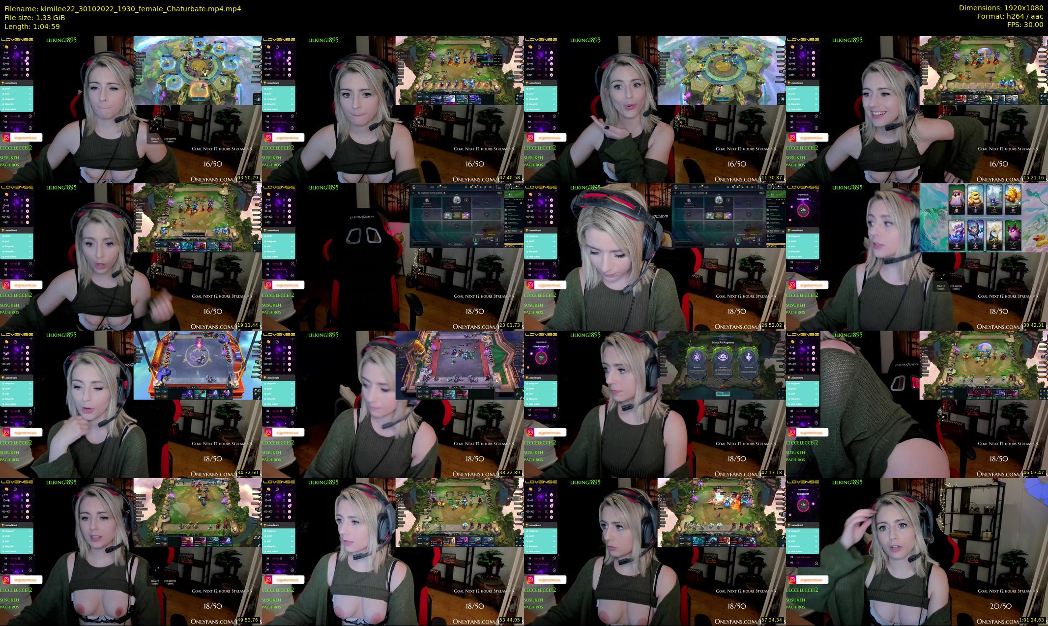 kimilee22 — 65 minute Chaturbate female cam show recording, 1080p, Oct 30, 2022