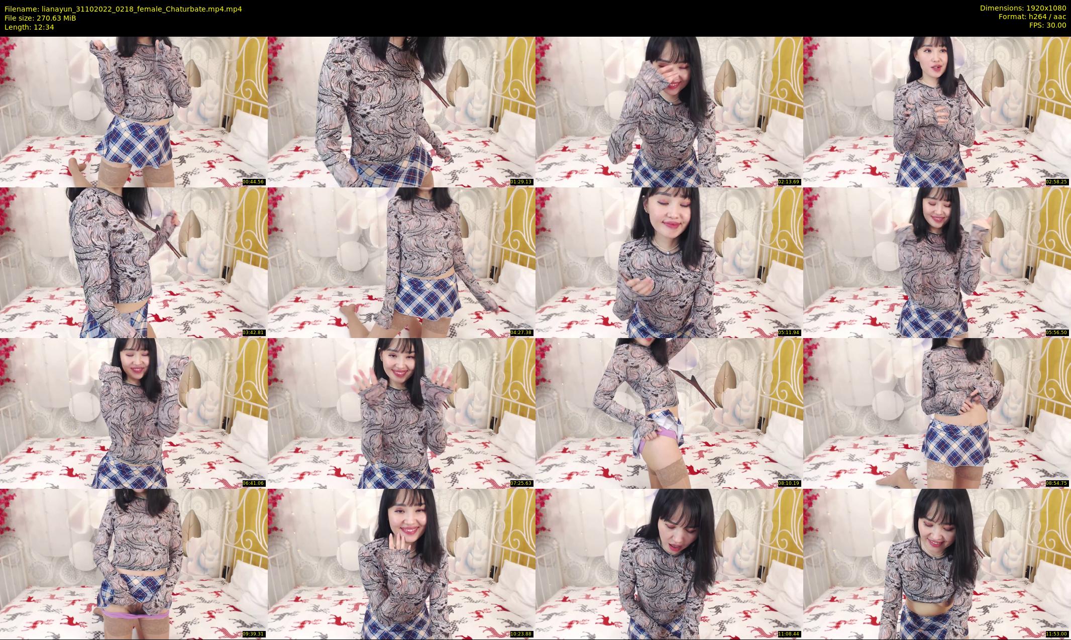 lianayun — 13 minute Chaturbate female cam show recording, 1080p, Oct 31, 2022