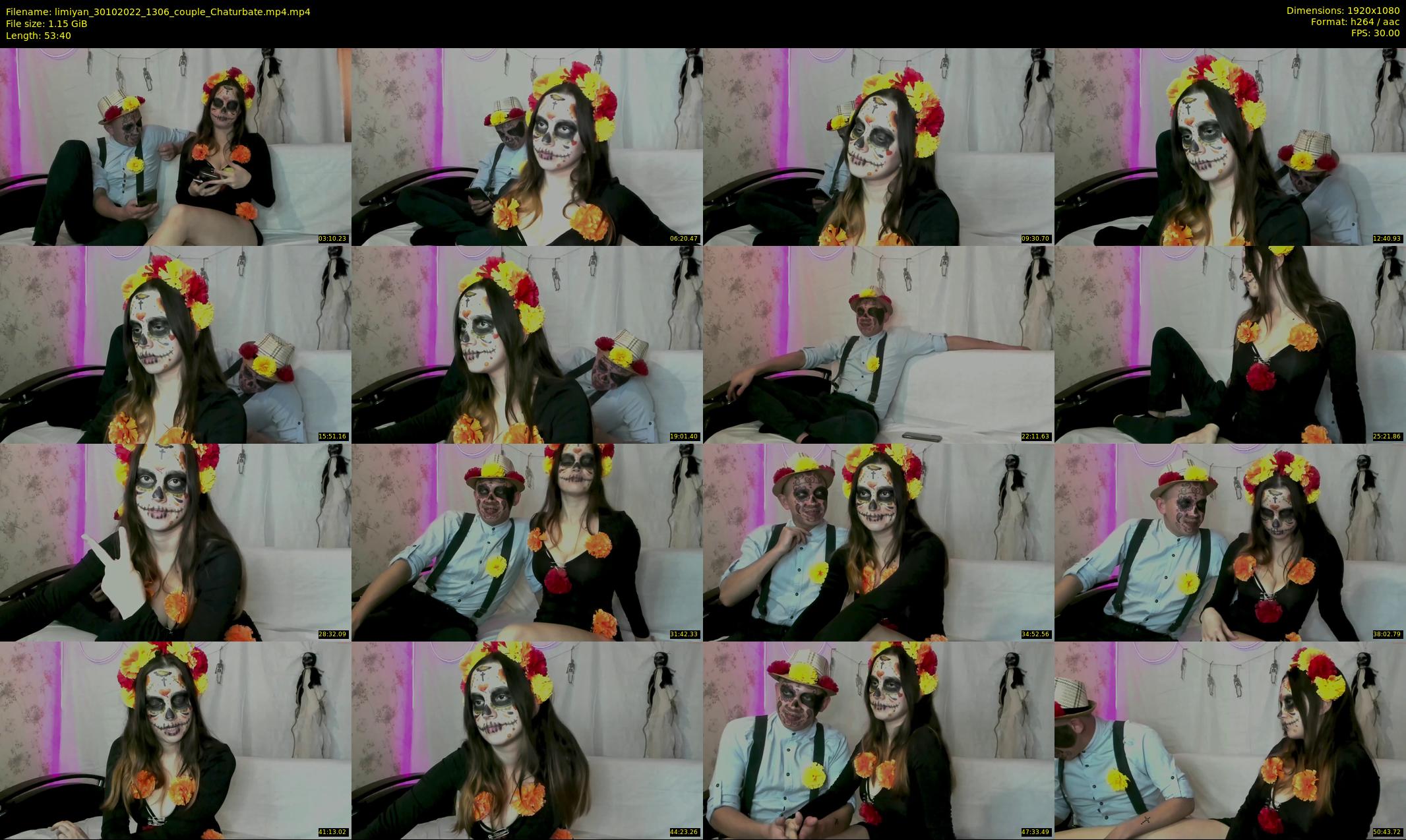 limiyan — 54 minute Chaturbate couple cam show recording, 1080p, Oct 30, 2022