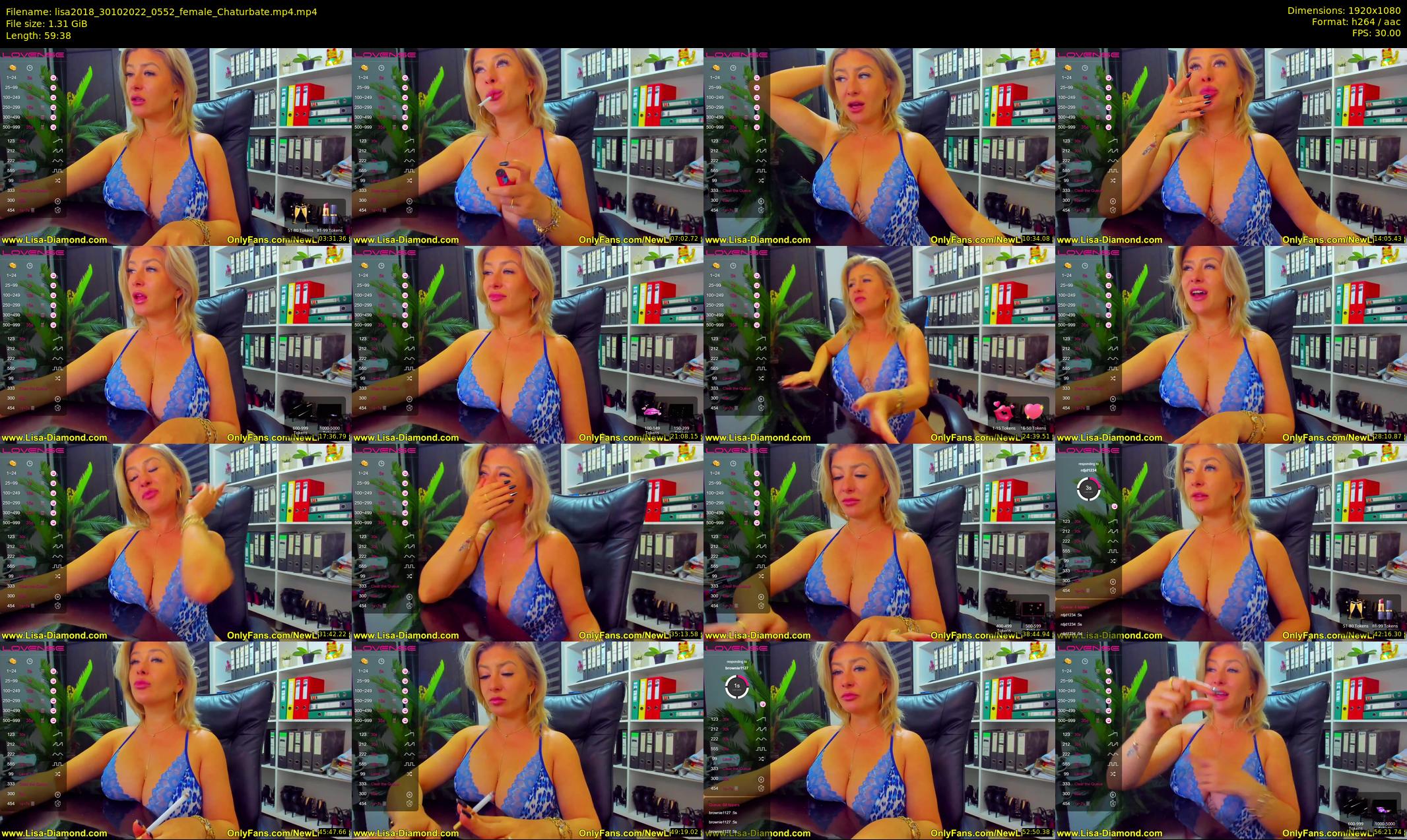 lisa2018 — 60 minute Chaturbate female cam show recording, 1080p, Oct 30, 2022