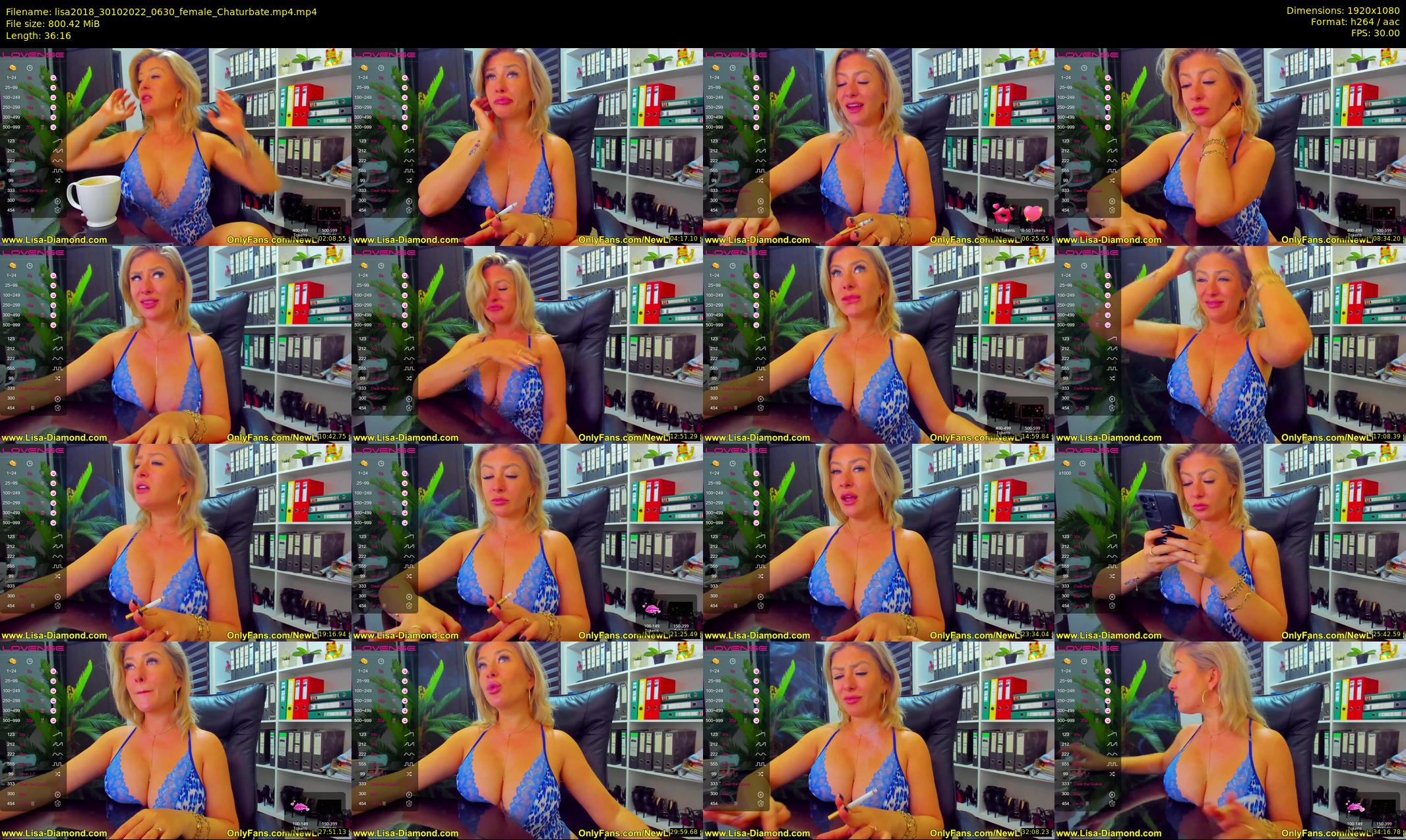 lisa2018 — 37 minute Chaturbate female cam show recording, 1080p, Oct 30, 2022