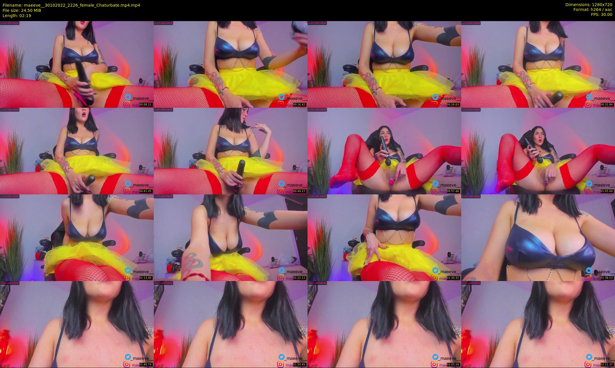 maeeve_ — 3 minute Chaturbate female cam show recording, 720p, Oct 30, 2022