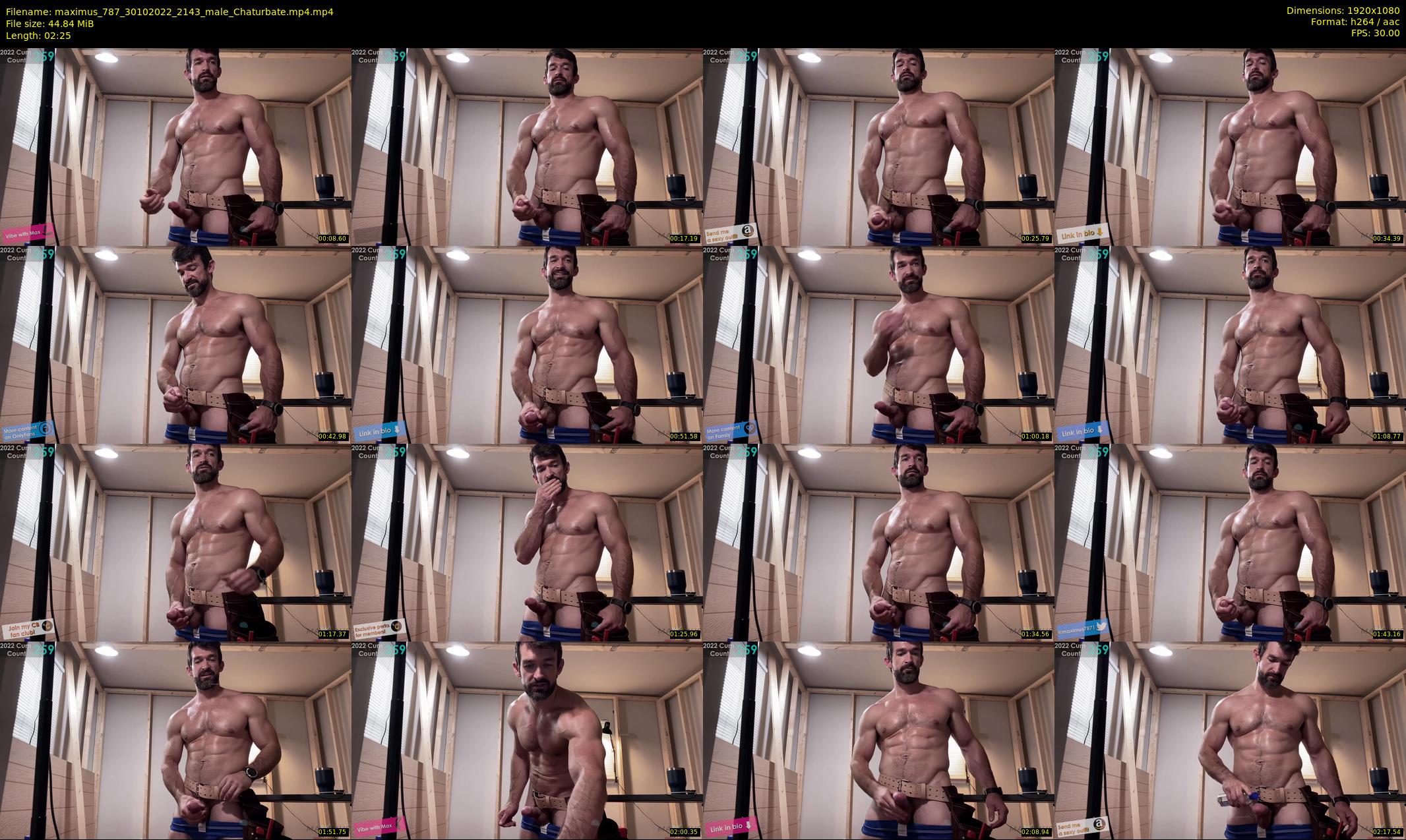 maximus_787 — 3 minute Chaturbate male cam show recording, 1080p, Oct 30, 2022