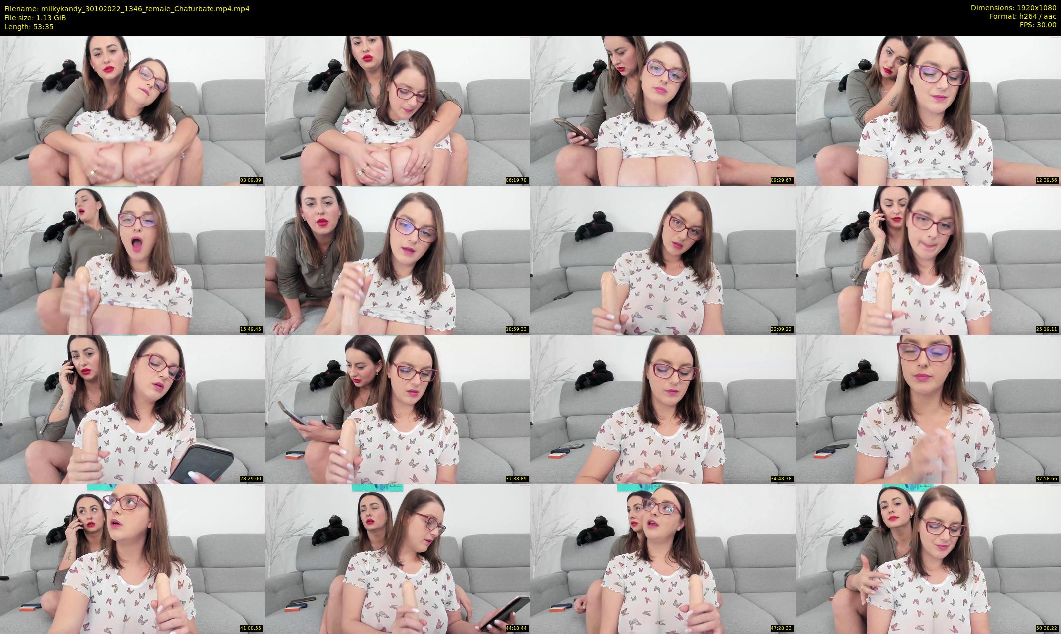 milkykandy — 54 minute Chaturbate female cam show recording, 1080p, Oct 30, 2022