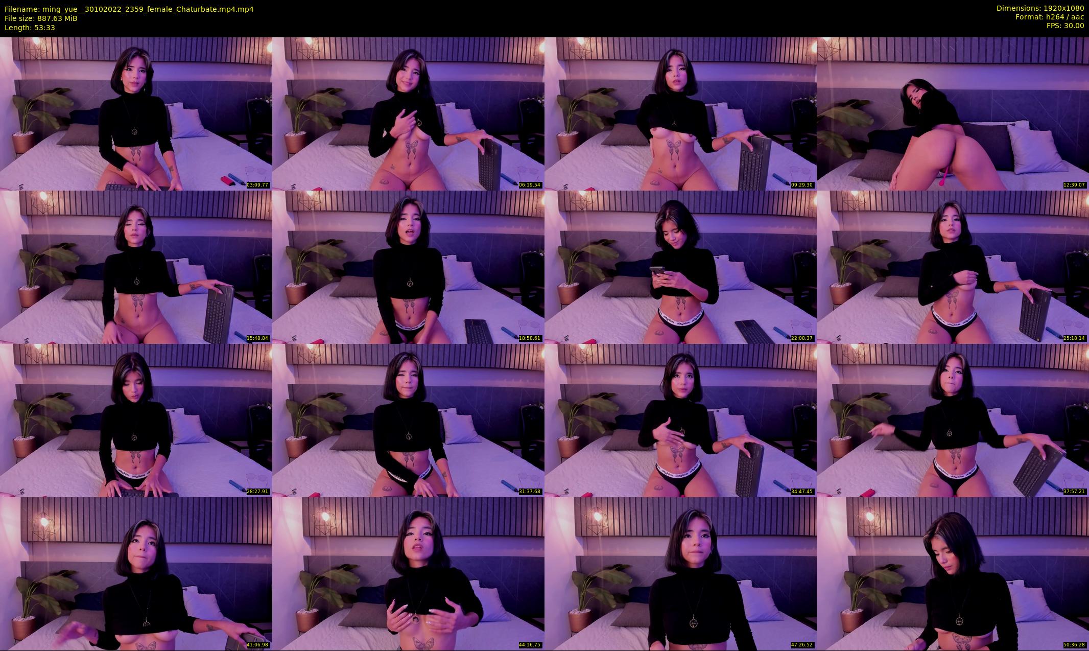 ming_yue_ — 54 minute Chaturbate female cam show recording, 1080p, Oct 30, 2022