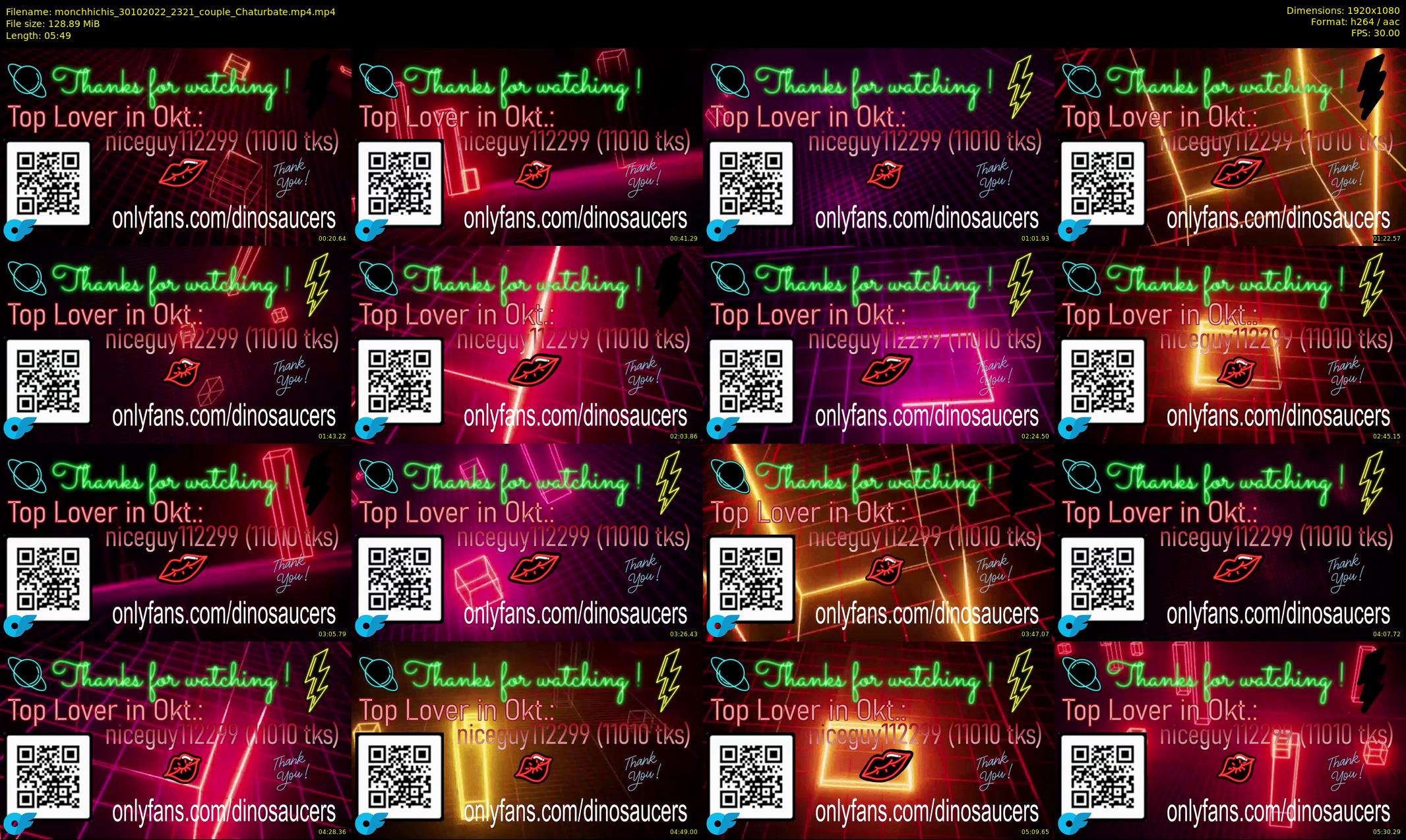 monchhichis — 6 minute Chaturbate couple cam show recording, 1080p, Oct 30, 2022