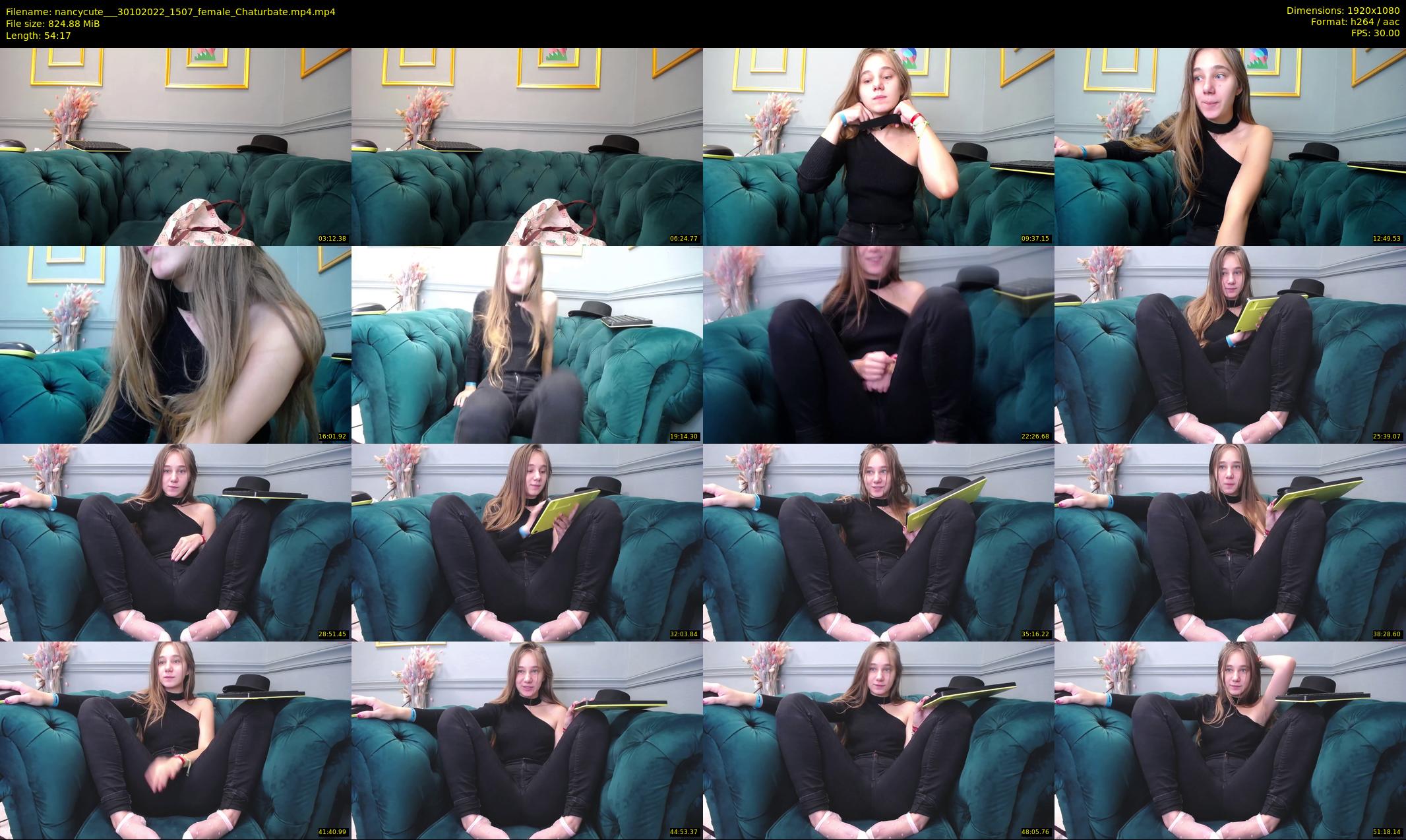 nancycute__ — 55 minute Chaturbate female cam show recording, 1080p, Oct 30, 2022
