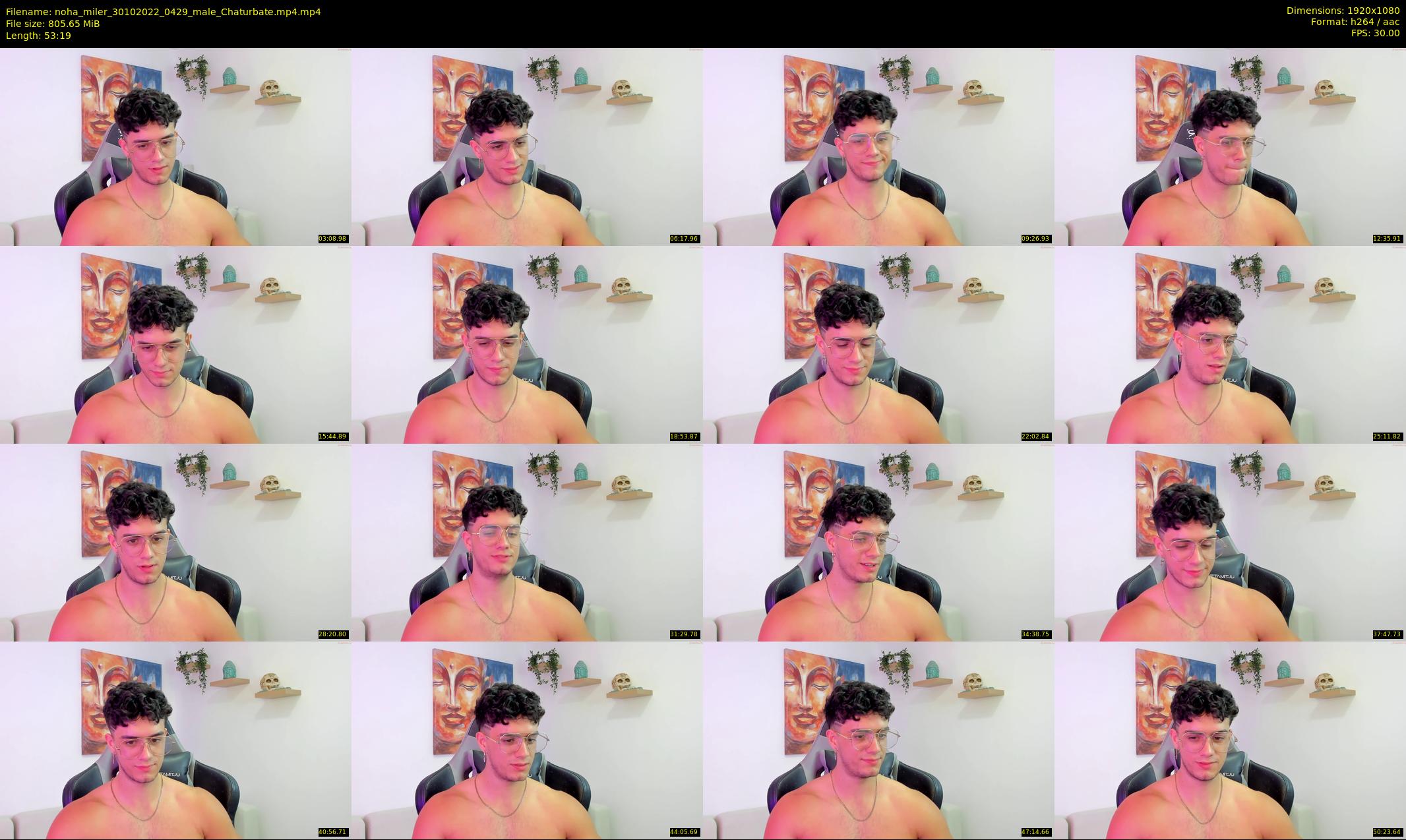 noha_miler — 54 minute Chaturbate male cam show recording, 1080p, Oct 30, 2022