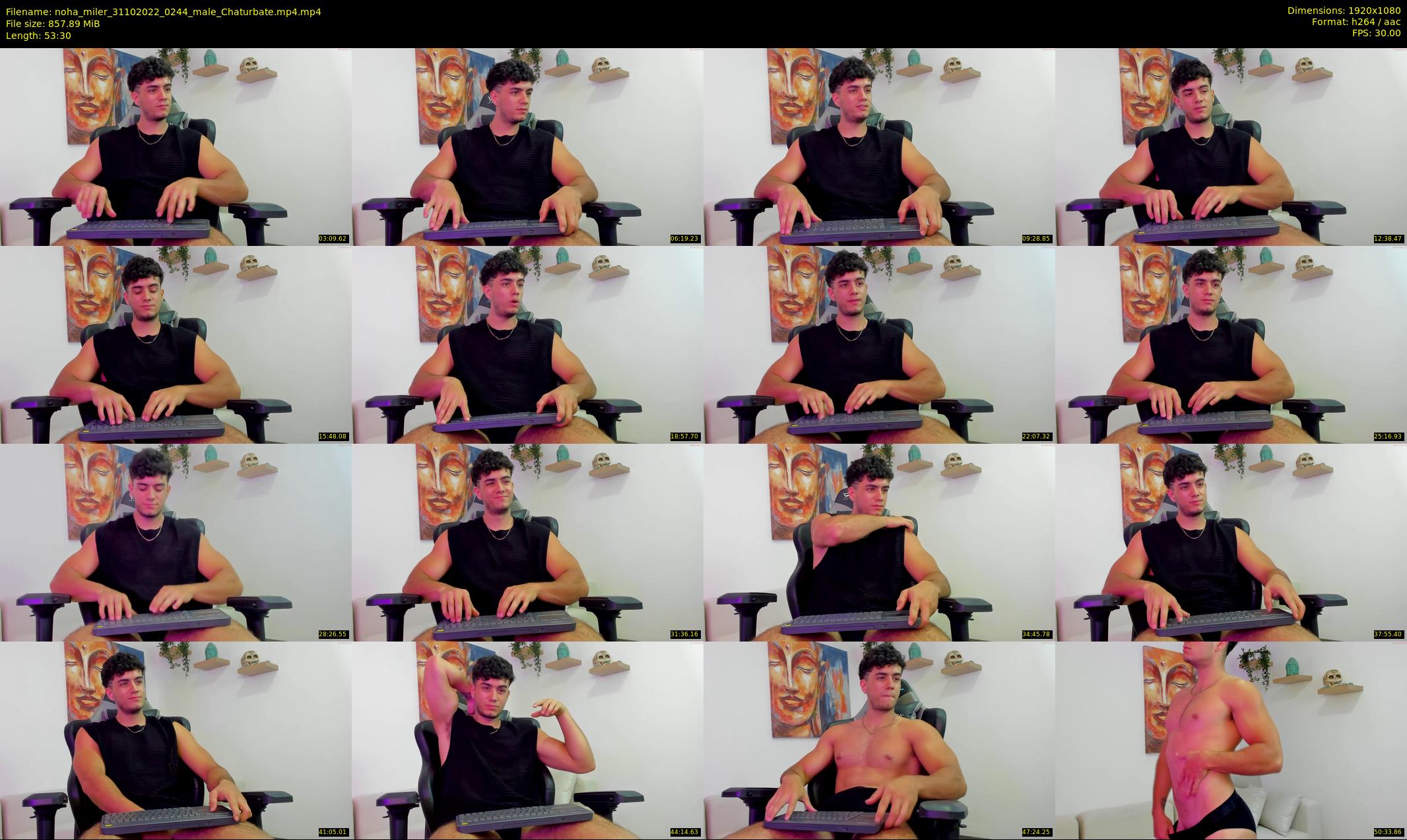 noha_miler — 54 minute Chaturbate male cam show recording, 1080p, Oct 31, 2022