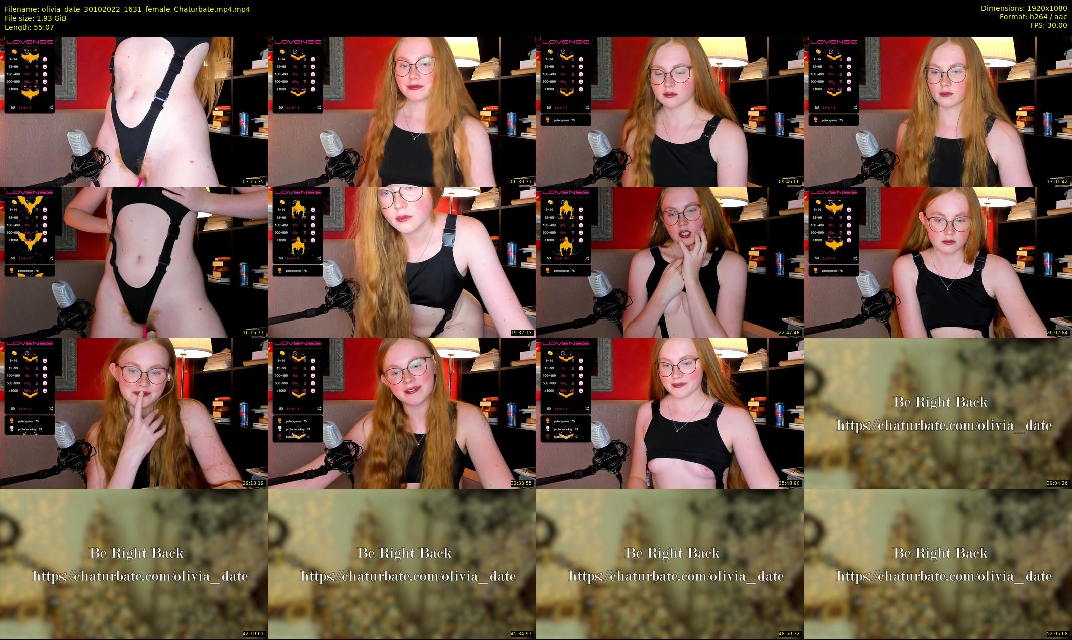 olivia_date — 56 minute Chaturbate female cam show recording, 1080p, Oct 30, 2022