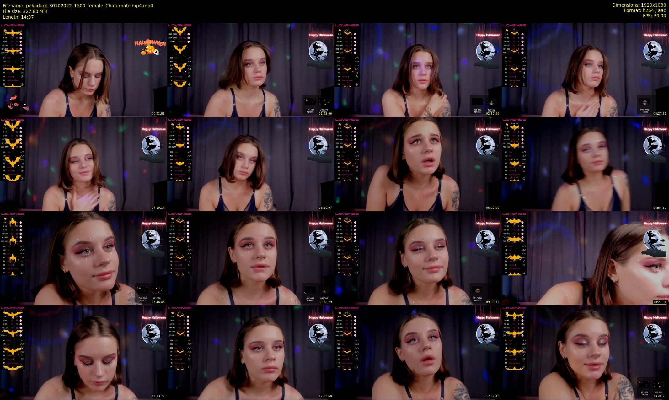 pekadark — 15 minute Chaturbate female cam show recording, 1080p, Oct 30, 2022