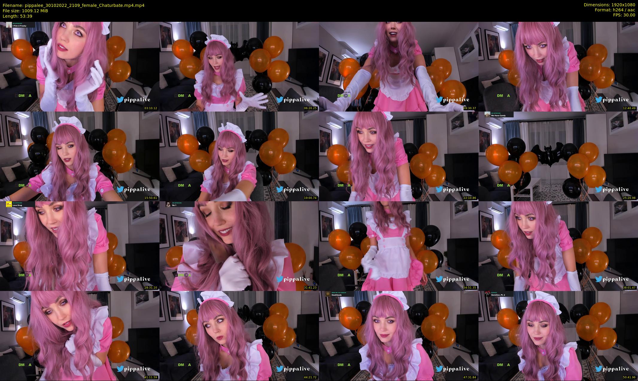 pippalee — 54 minute Chaturbate female cam show recording, 1080p, Oct 30, 2022