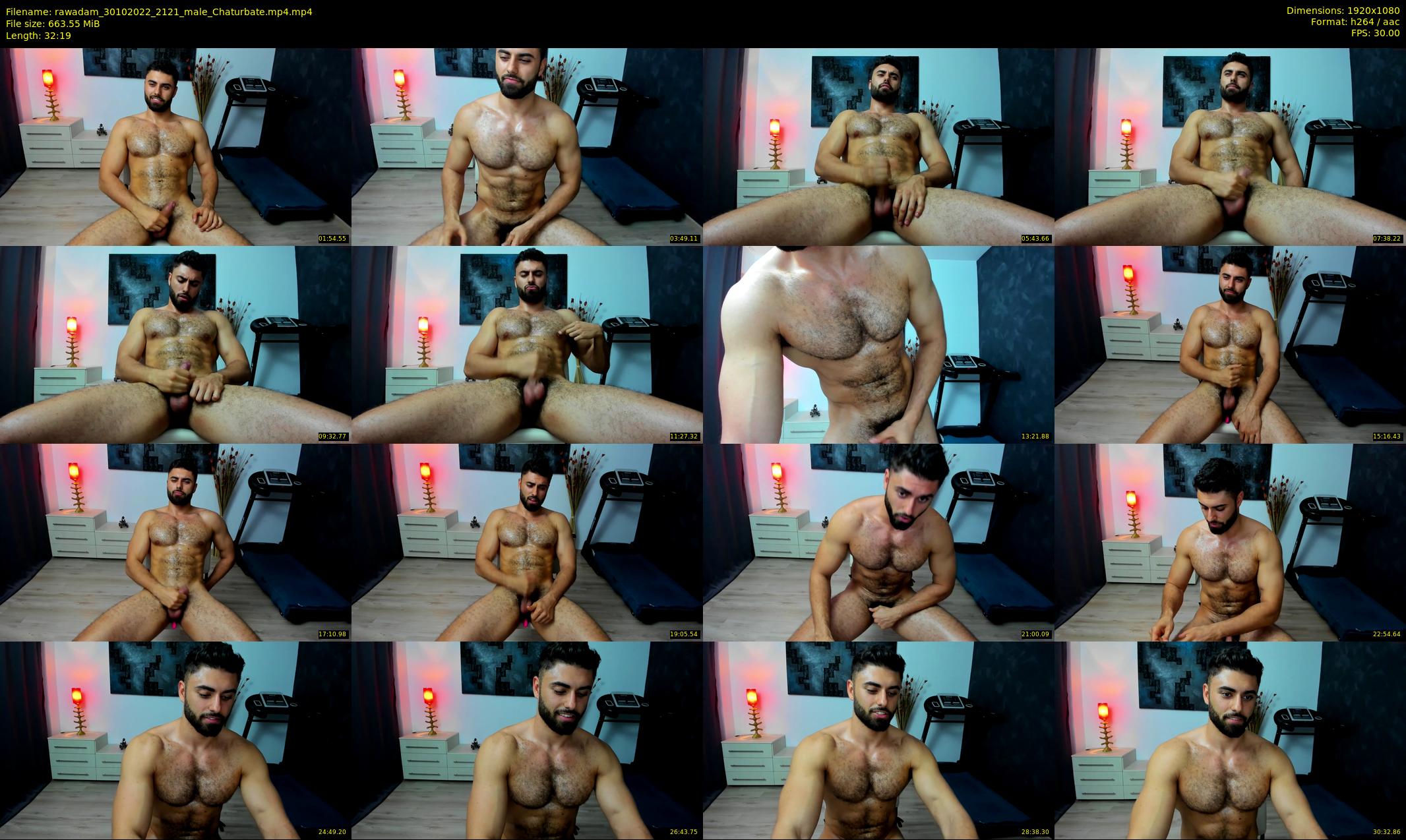 rawadam — 33 minute Chaturbate male cam show recording, 1080p, Oct 30, 2022