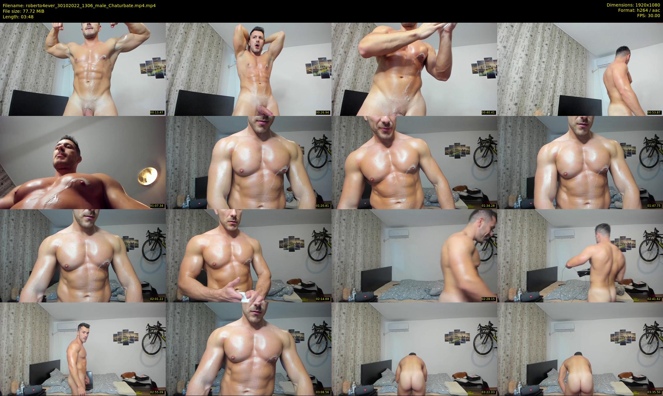 roberto4ever — 4 minute Chaturbate male cam show recording, 1080p, Oct 30, 2022