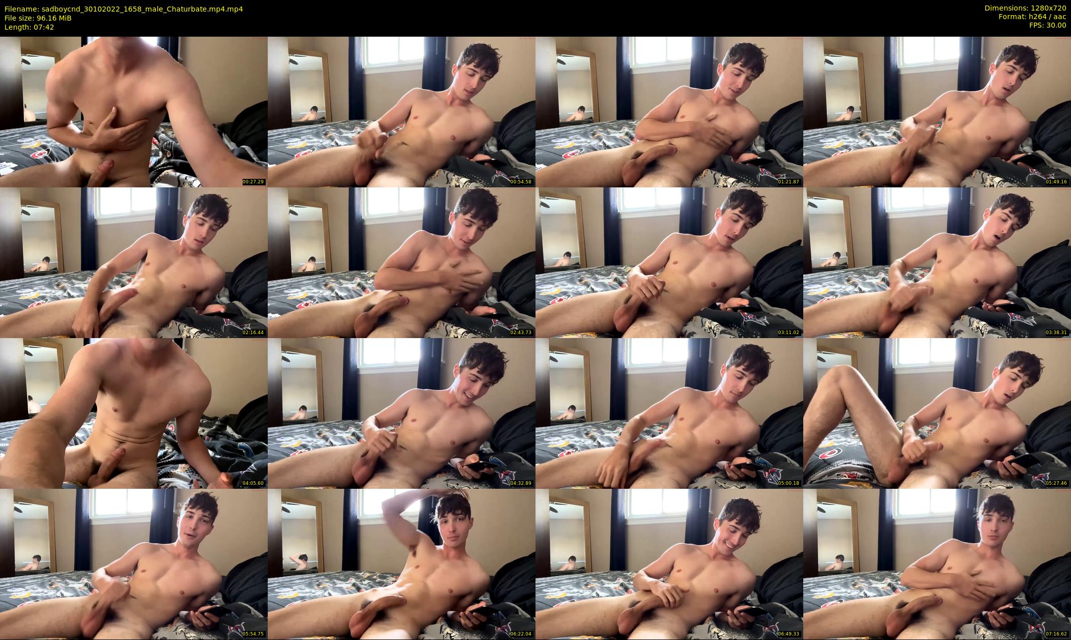 sadboycnd — 8 minute Chaturbate male cam show recording, 720p, Oct 30, 2022