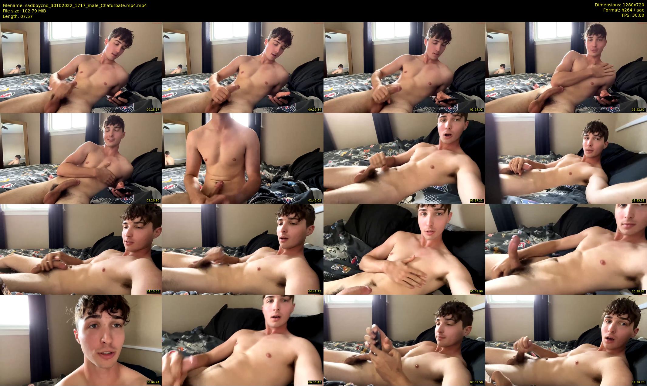 sadboycnd — 8 minute Chaturbate male cam show recording, 720p, Oct 30, 2022