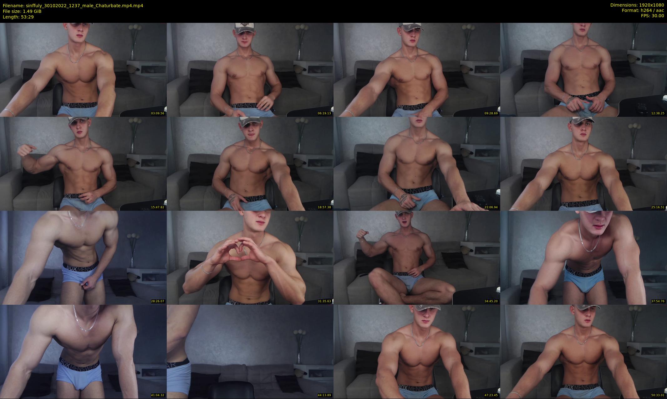 sinffuly — 54 minute Chaturbate male cam show recording, 1080p, Oct 30, 2022