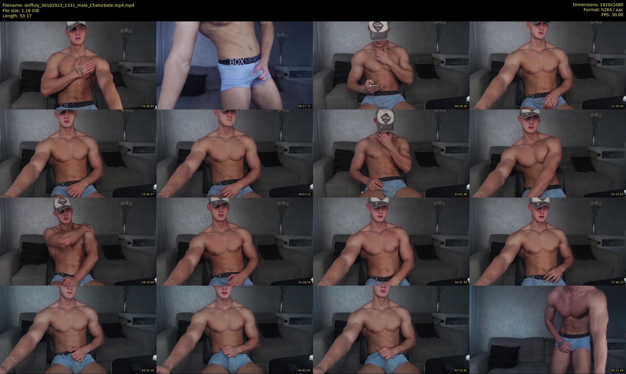 sinffuly — 54 minute Chaturbate male cam show recording, 1080p, Oct 30, 2022
