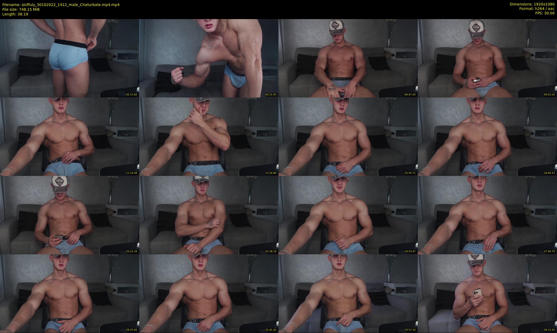 sinffuly — 39 minute Chaturbate male cam show recording, 1080p, Oct 30, 2022