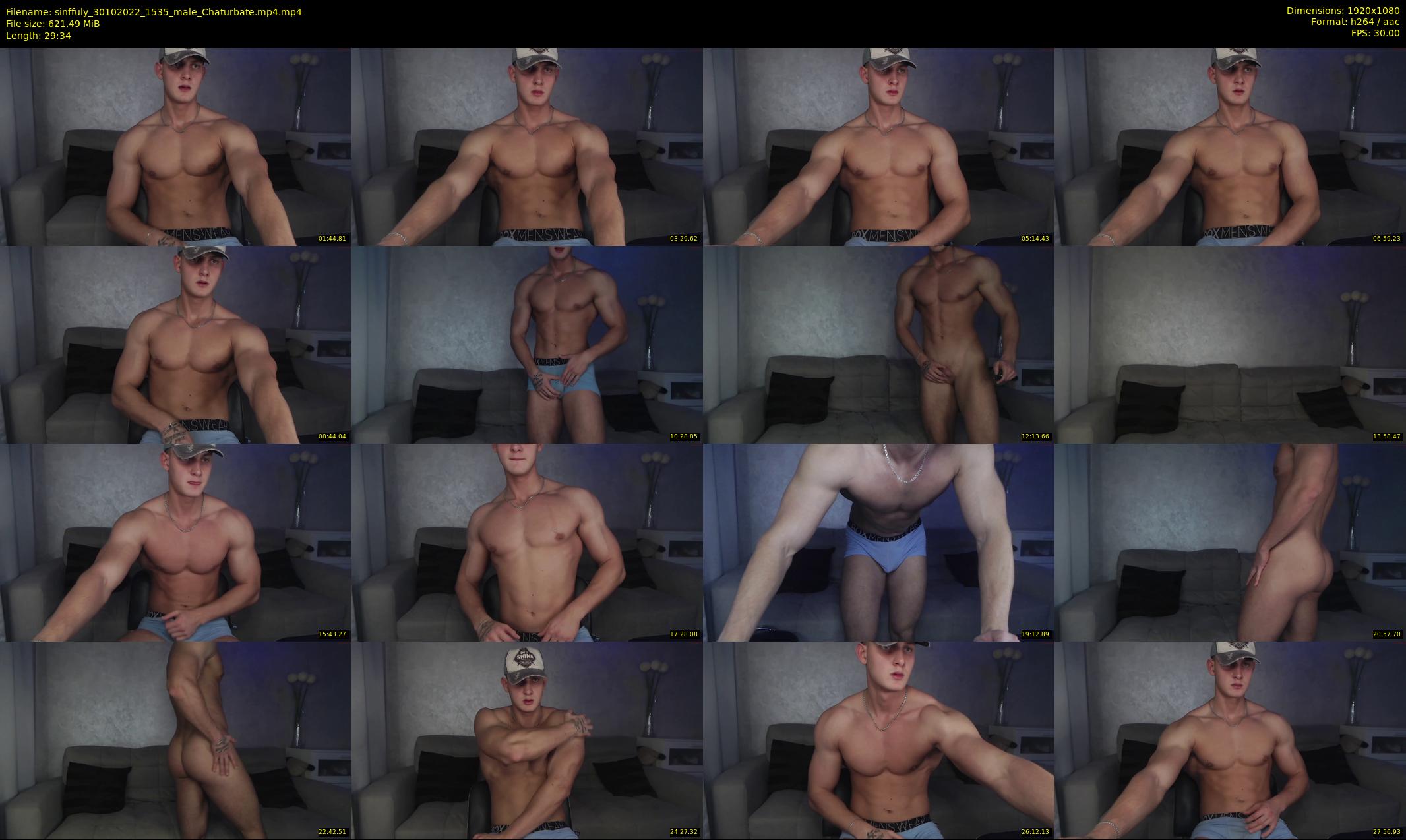 sinffuly — 30 minute Chaturbate male cam show recording, 1080p, Oct 30, 2022