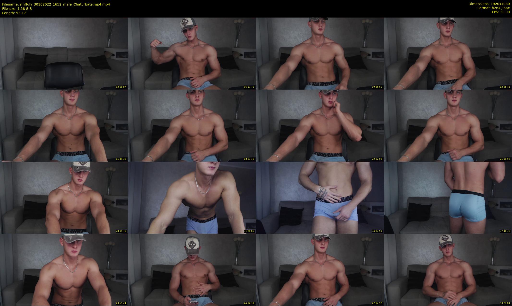 sinffuly — 54 minute Chaturbate male cam show recording, 1080p, Oct 30, 2022