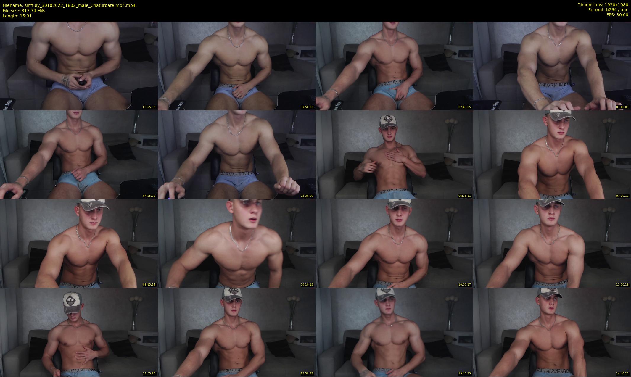sinffuly — 16 minute Chaturbate male cam show recording, 1080p, Oct 30, 2022
