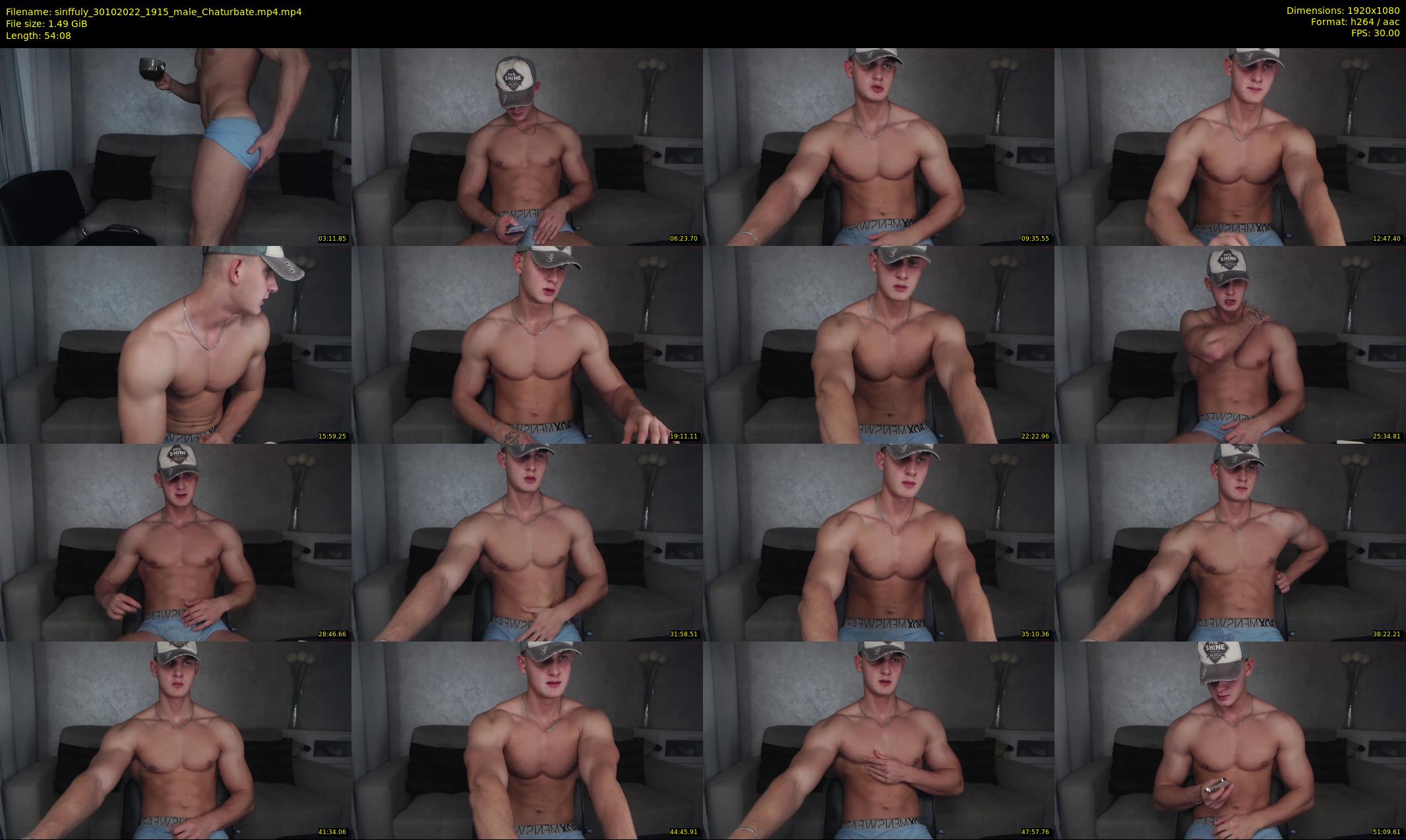 sinffuly — 55 minute Chaturbate male cam show recording, 1080p, Oct 30, 2022