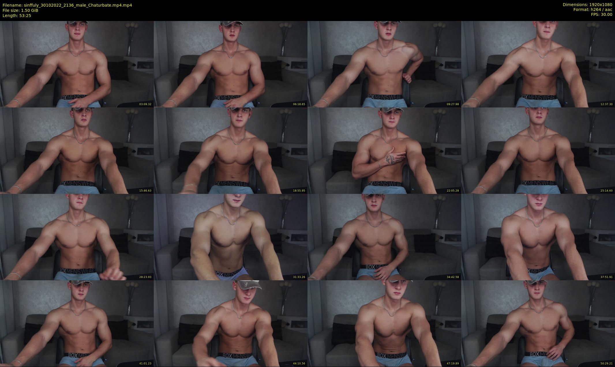 sinffuly — 54 minute Chaturbate male cam show recording, 1080p, Oct 30, 2022