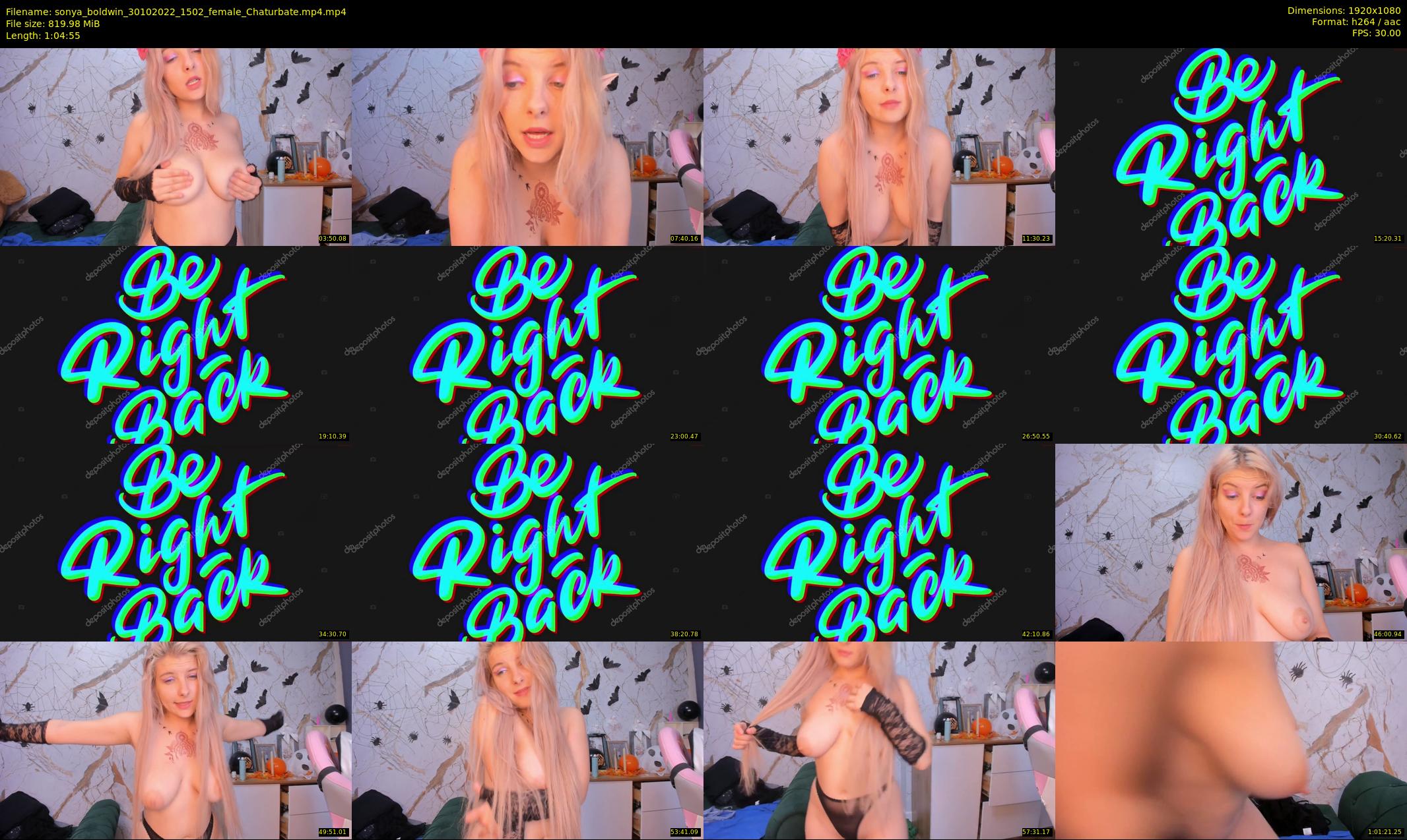 sonya_boldwin — 65 minute Chaturbate female cam show recording, 1080p, Oct 30, 2022