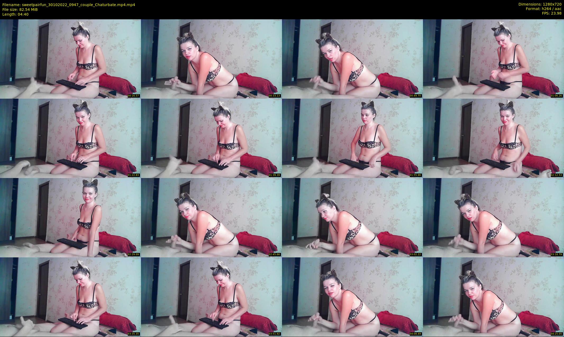 sweetpairfun — 5 minute Chaturbate couple cam show recording, 720p, Oct 30, 2022