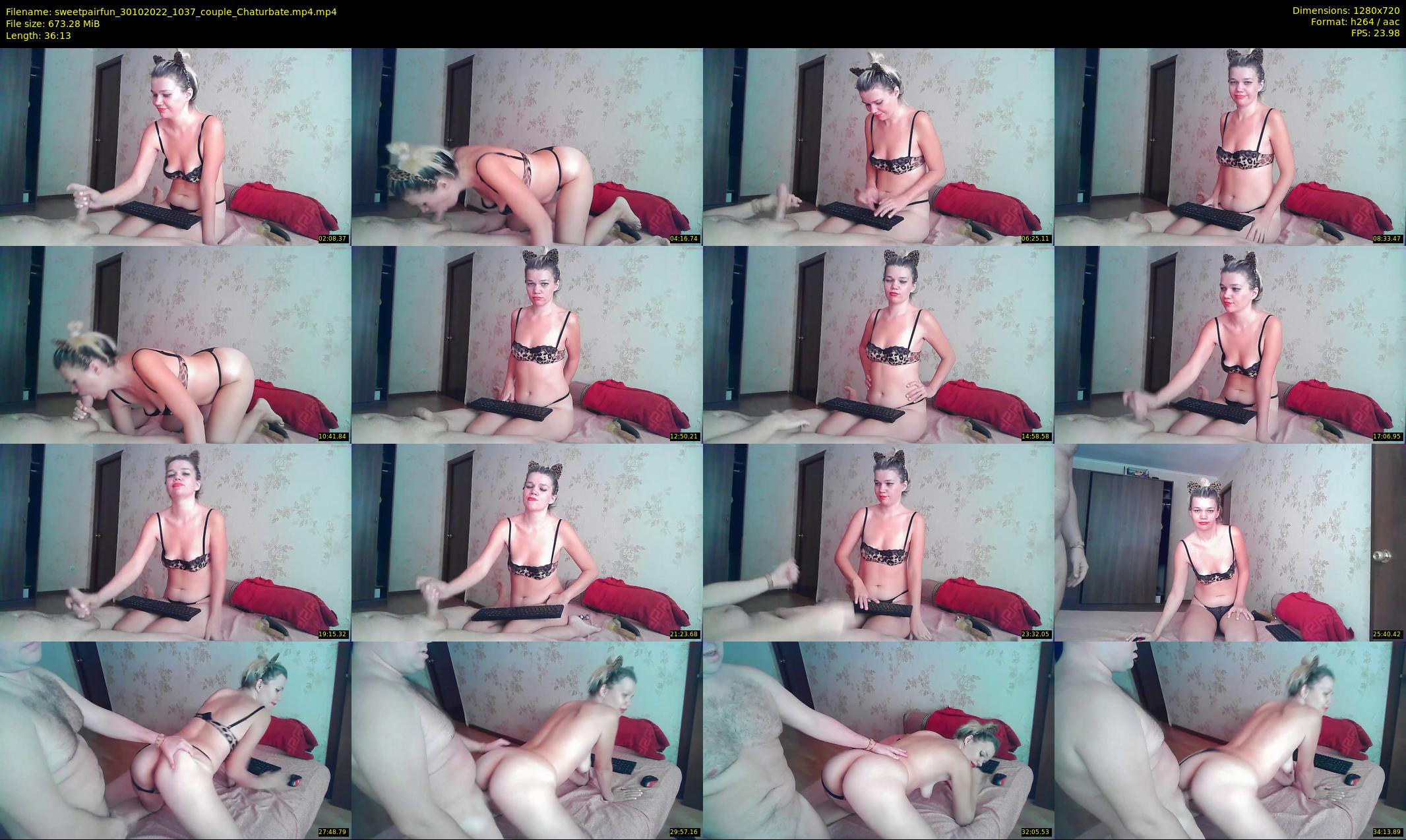 sweetpairfun — 37 minute Chaturbate couple cam show recording, 720p, Oct 30, 2022