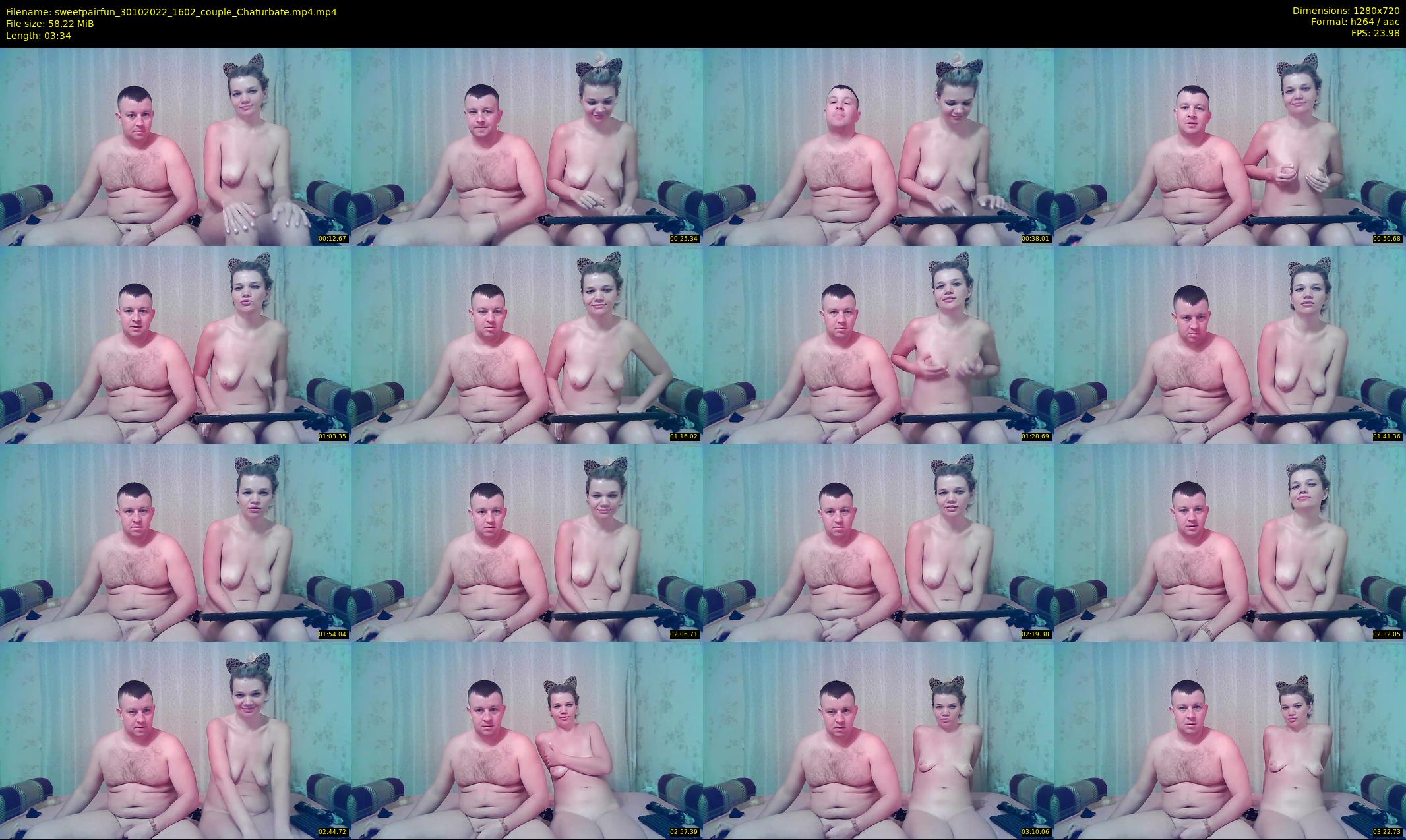 sweetpairfun — 4 minute Chaturbate couple cam show recording, 720p, Oct 30, 2022