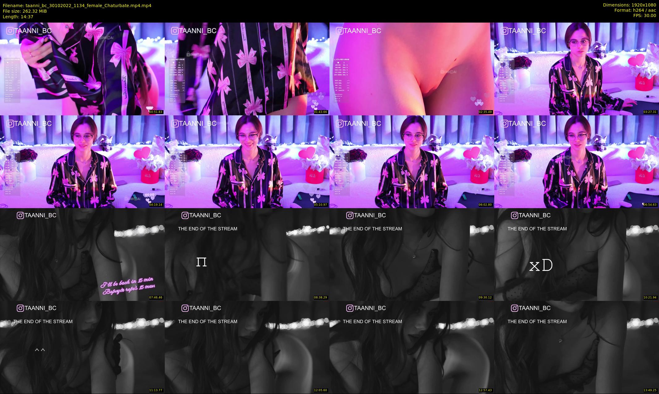 taanni_bc — 15 minute Chaturbate female cam show recording, 1080p, Oct 30, 2022