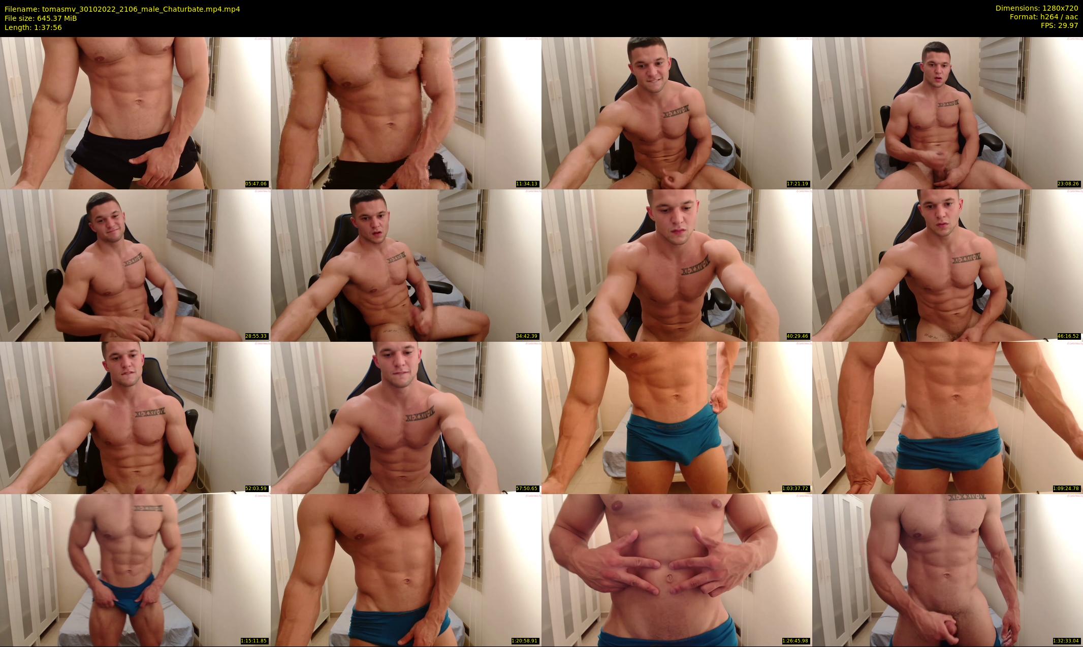 tomasmv — 98 minute Chaturbate male cam show recording, 720p, Oct 30, 2022
