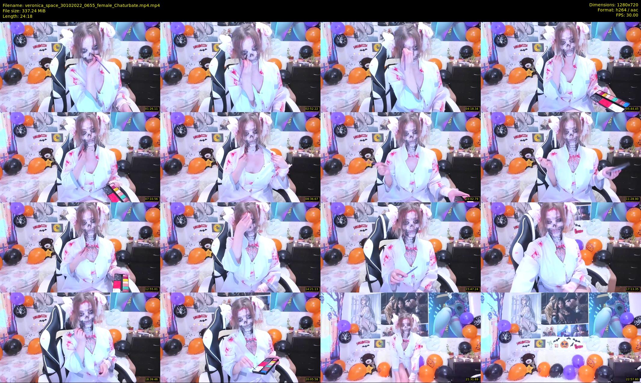 veronica_space — 25 minute Chaturbate female cam show recording, 720p, Oct 30, 2022