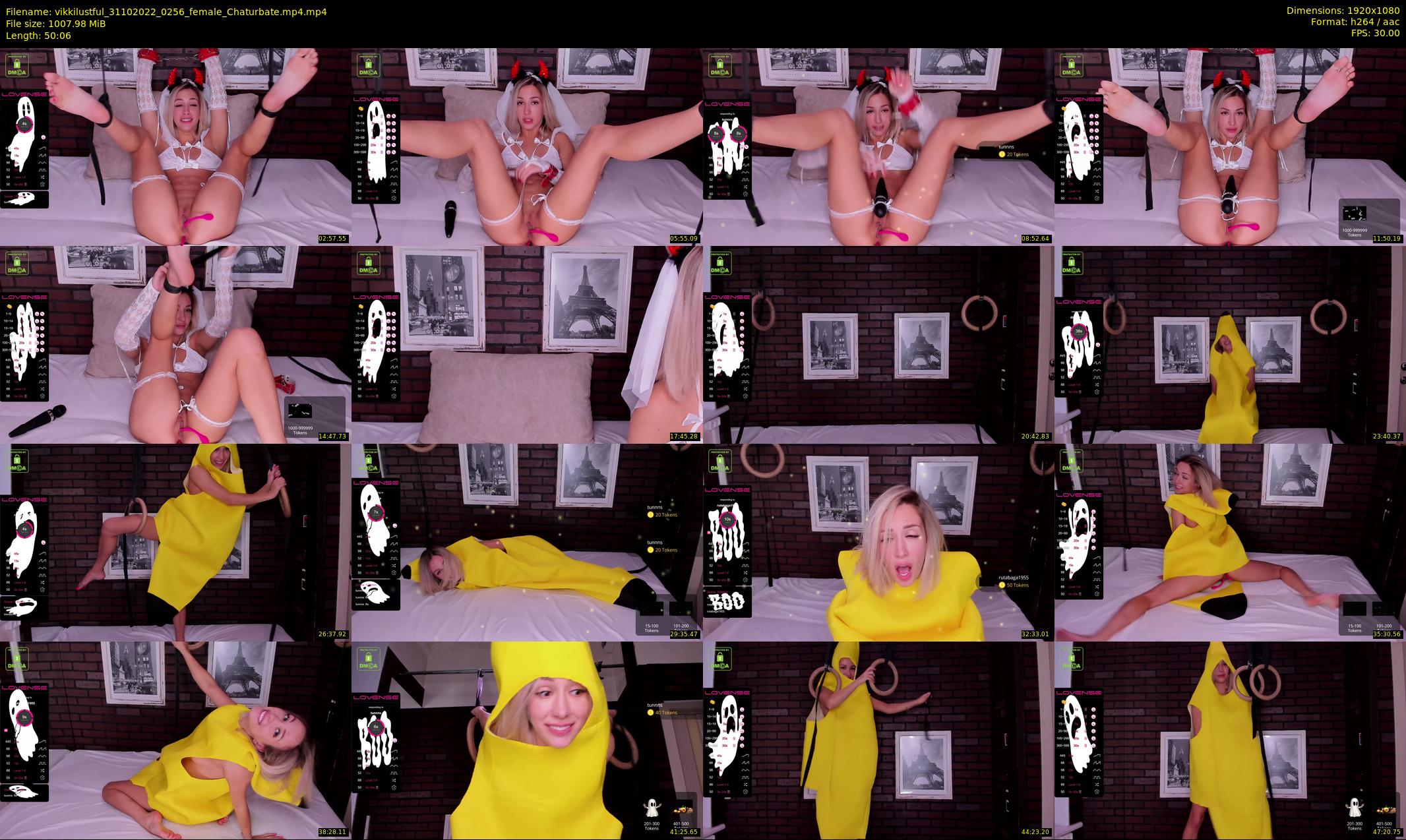 vikkilustful — 51 minute Chaturbate female cam show recording, 1080p, Oct 31, 2022