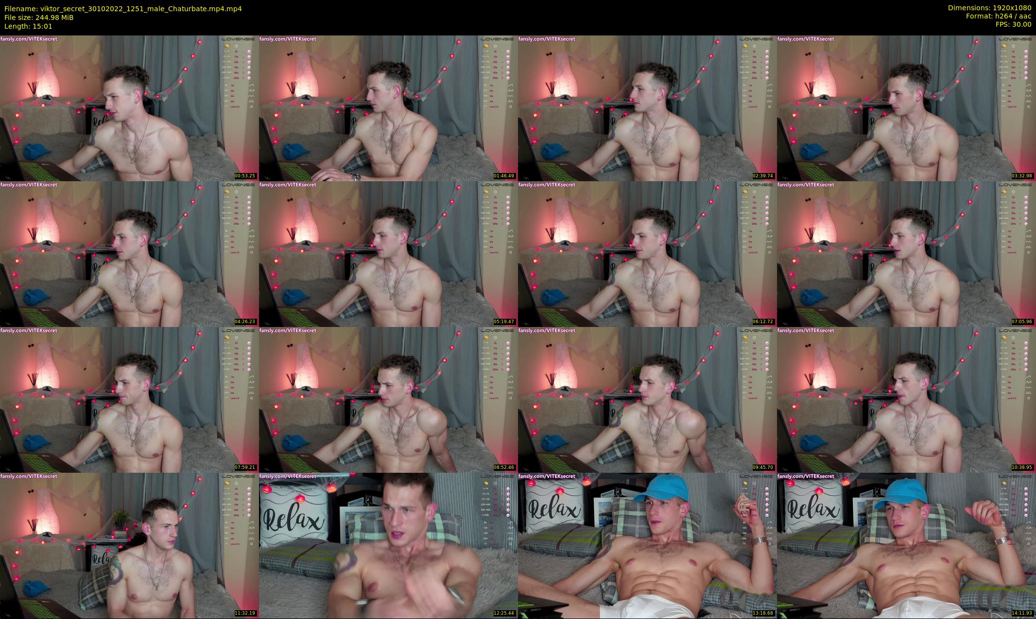 viktor_secret — 16 minute Chaturbate male cam show recording, 1080p, Oct 30, 2022