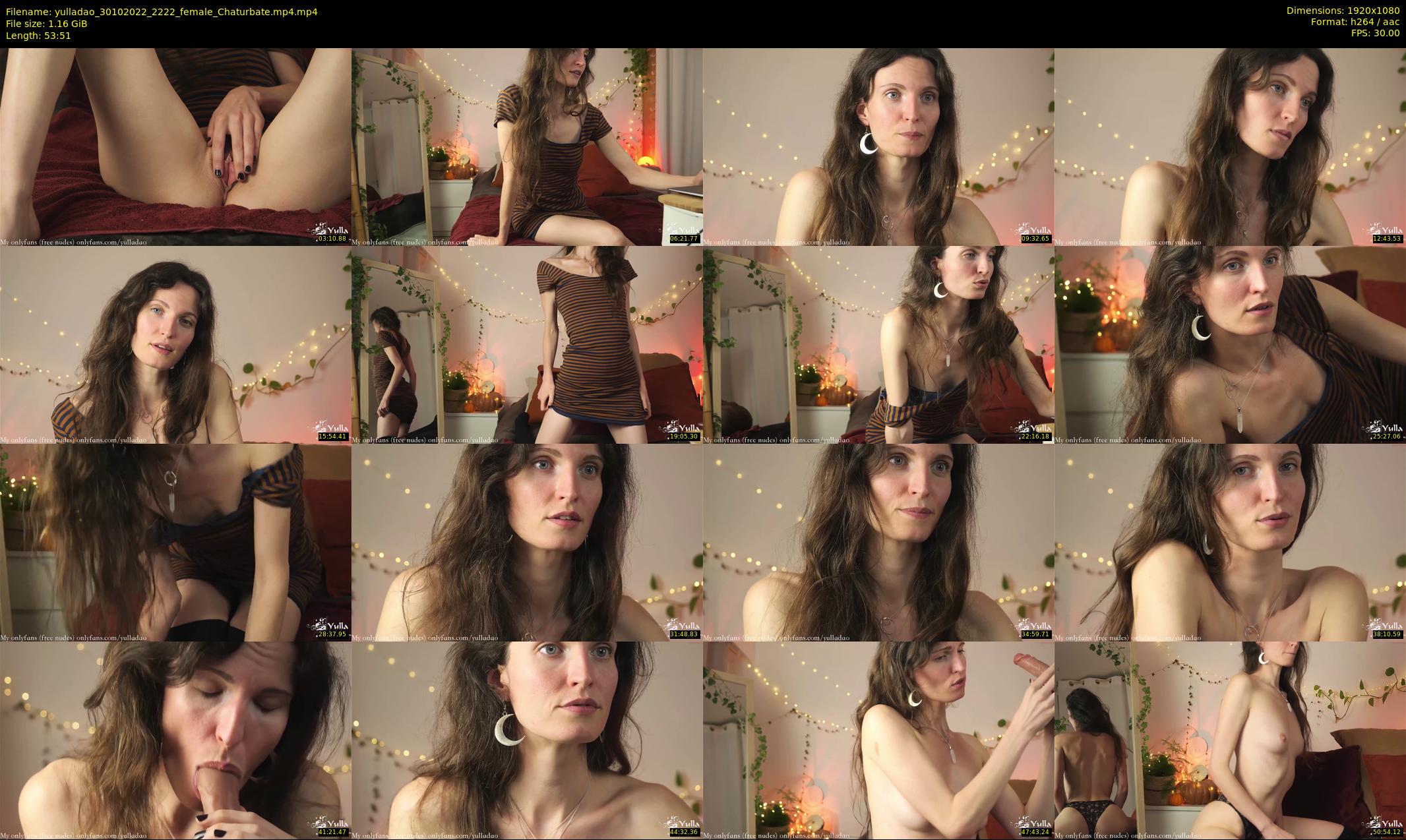 yulladao — 54 minute Chaturbate female cam show recording, 1080p, Oct 30, 2022