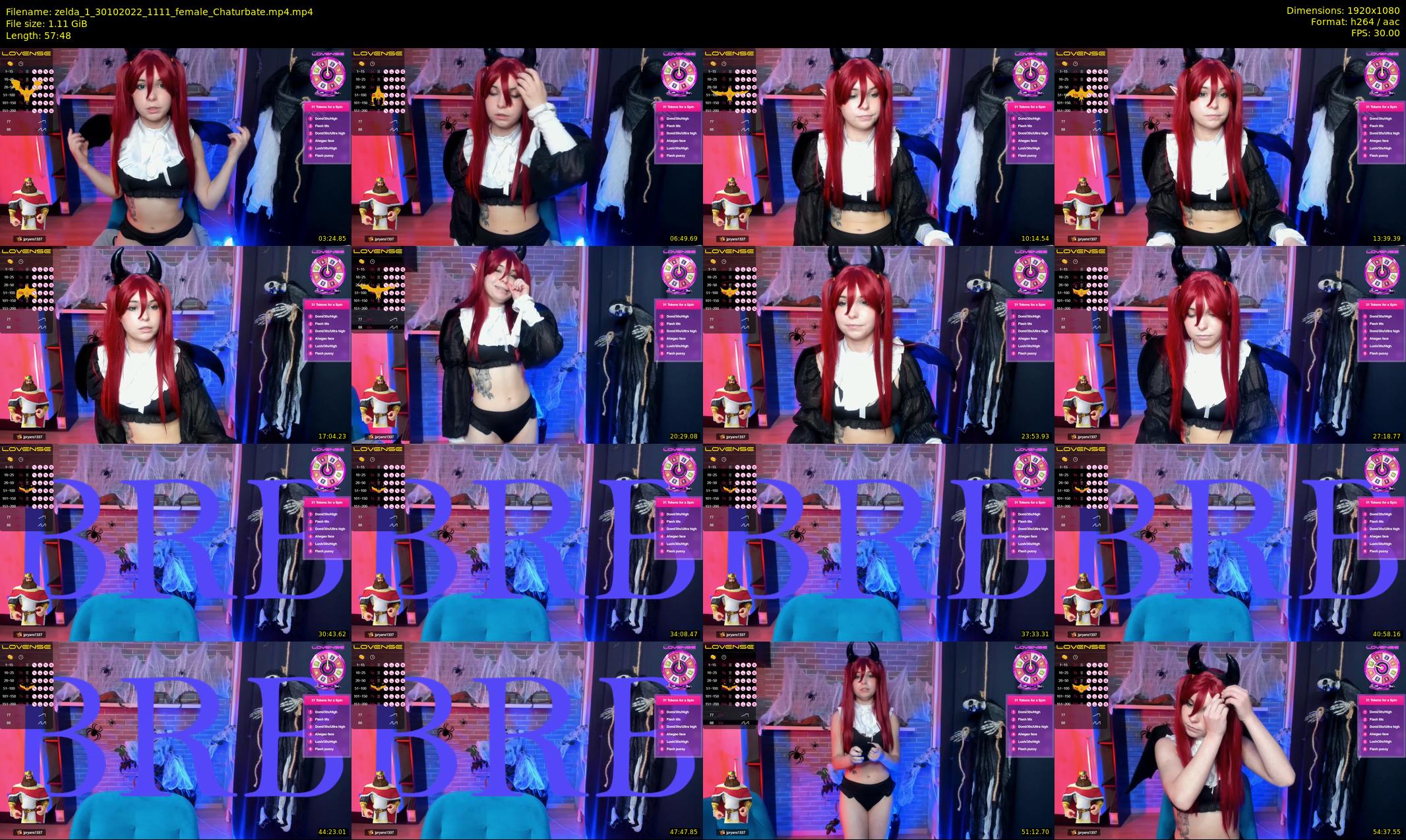zelda_1 — 58 minute Chaturbate female cam show recording, 1080p, Oct 30, 2022