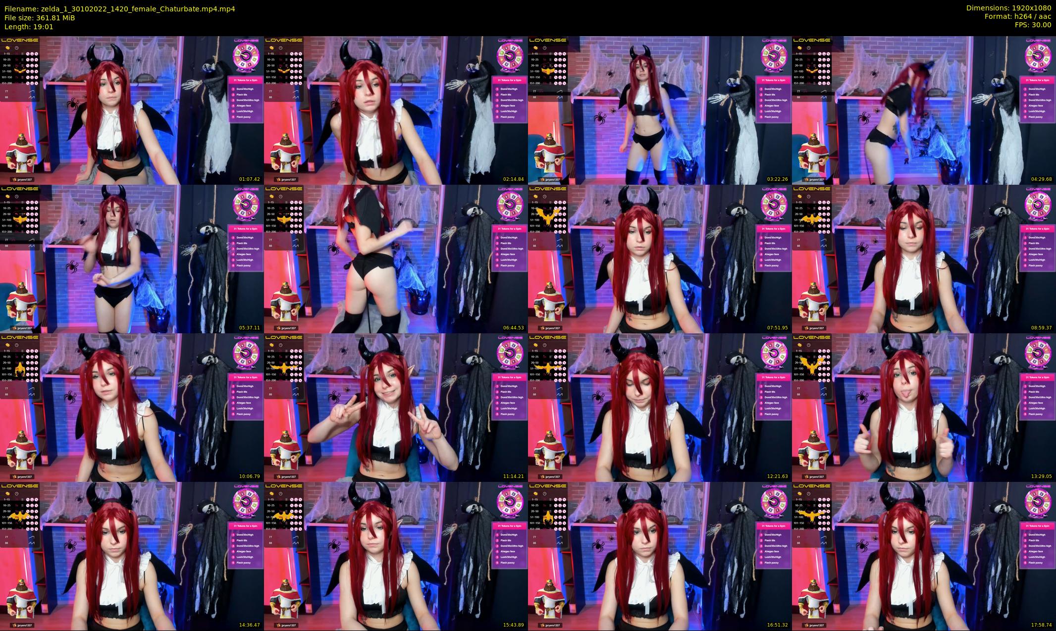 zelda_1 — 20 minute Chaturbate female cam show recording, 1080p, Oct 30, 2022