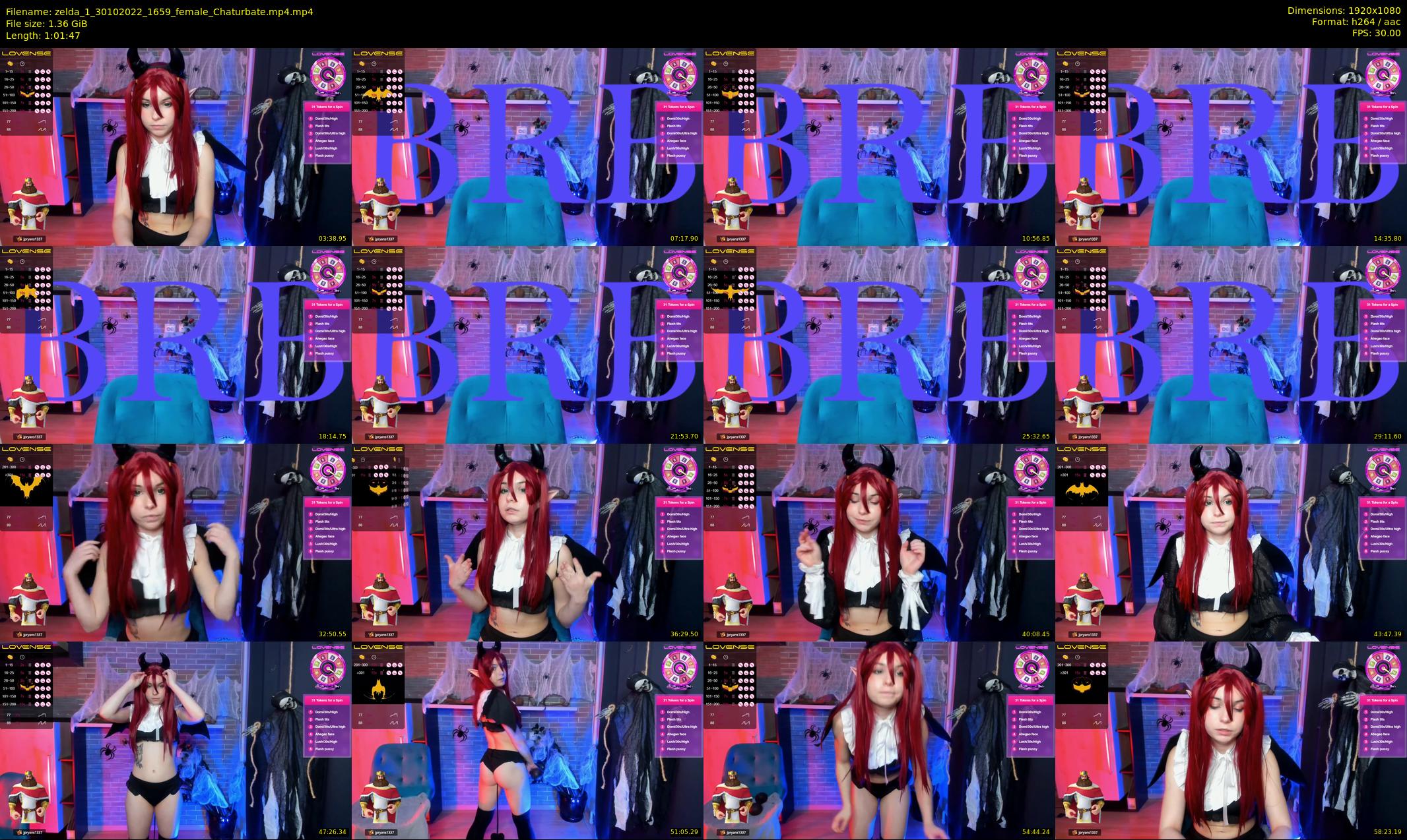 zelda_1 — 62 minute Chaturbate female cam show recording, 1080p, Oct 30, 2022