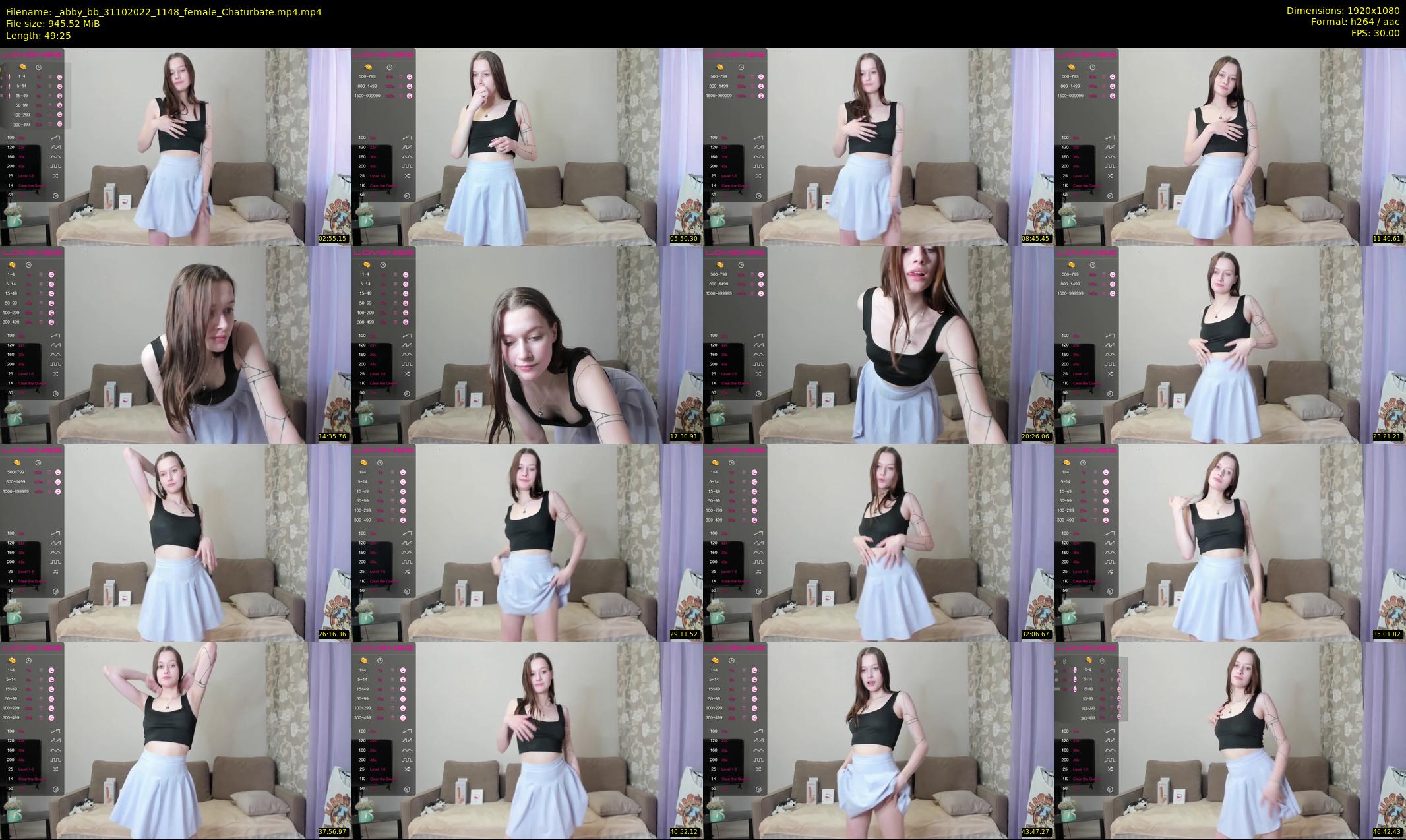 _abby_bb — 50 minute Chaturbate female cam show recording, 1080p, Oct 31, 2022