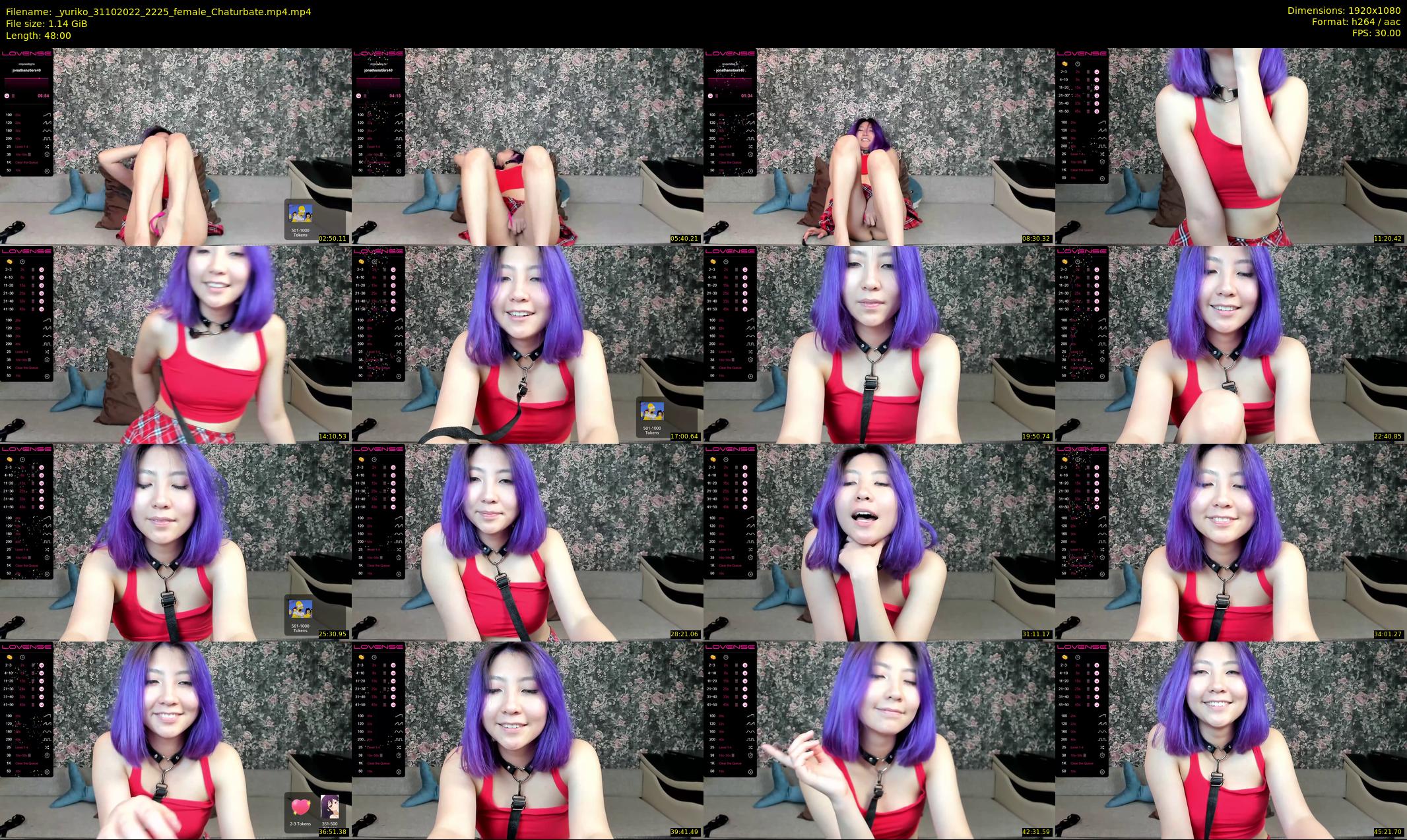 _yuriko — 48 minute Chaturbate female cam show recording, 1080p, Oct 31, 2022