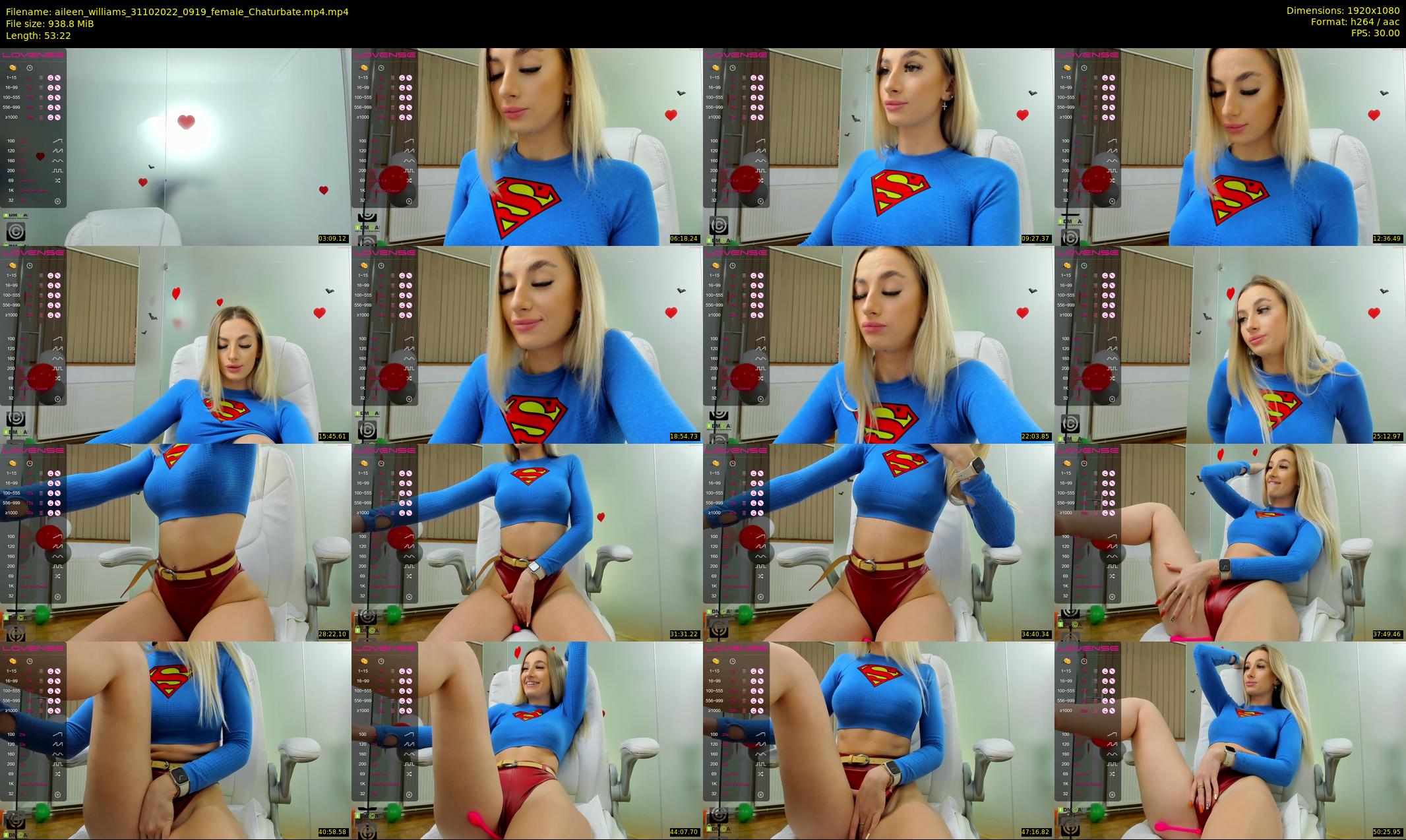 aileen_williams — 54 minute Chaturbate female cam show recording, 1080p, Oct 31, 2022