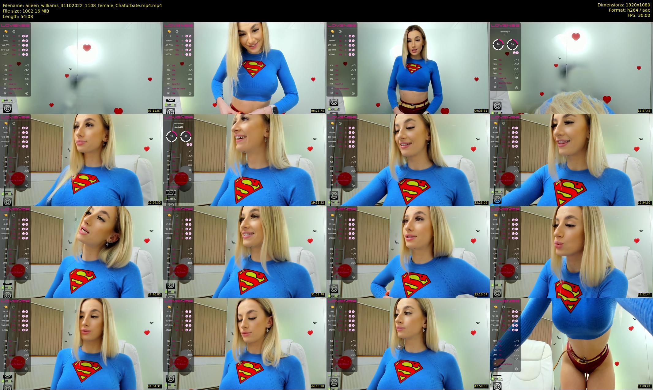 aileen_williams — 55 minute Chaturbate female cam show recording, 1080p, Oct 31, 2022