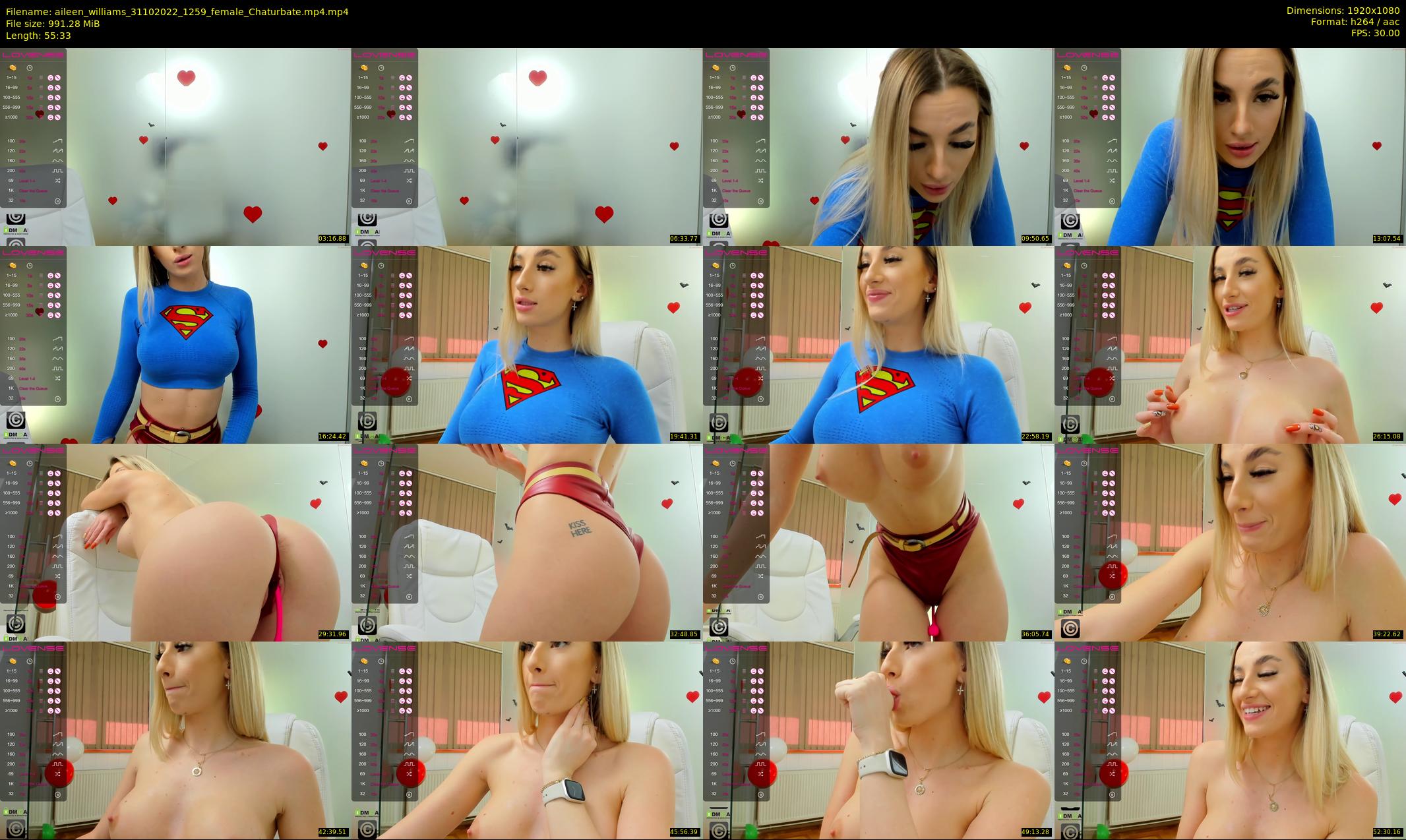 aileen_williams — 56 minute Chaturbate female cam show recording, 1080p, Oct 31, 2022