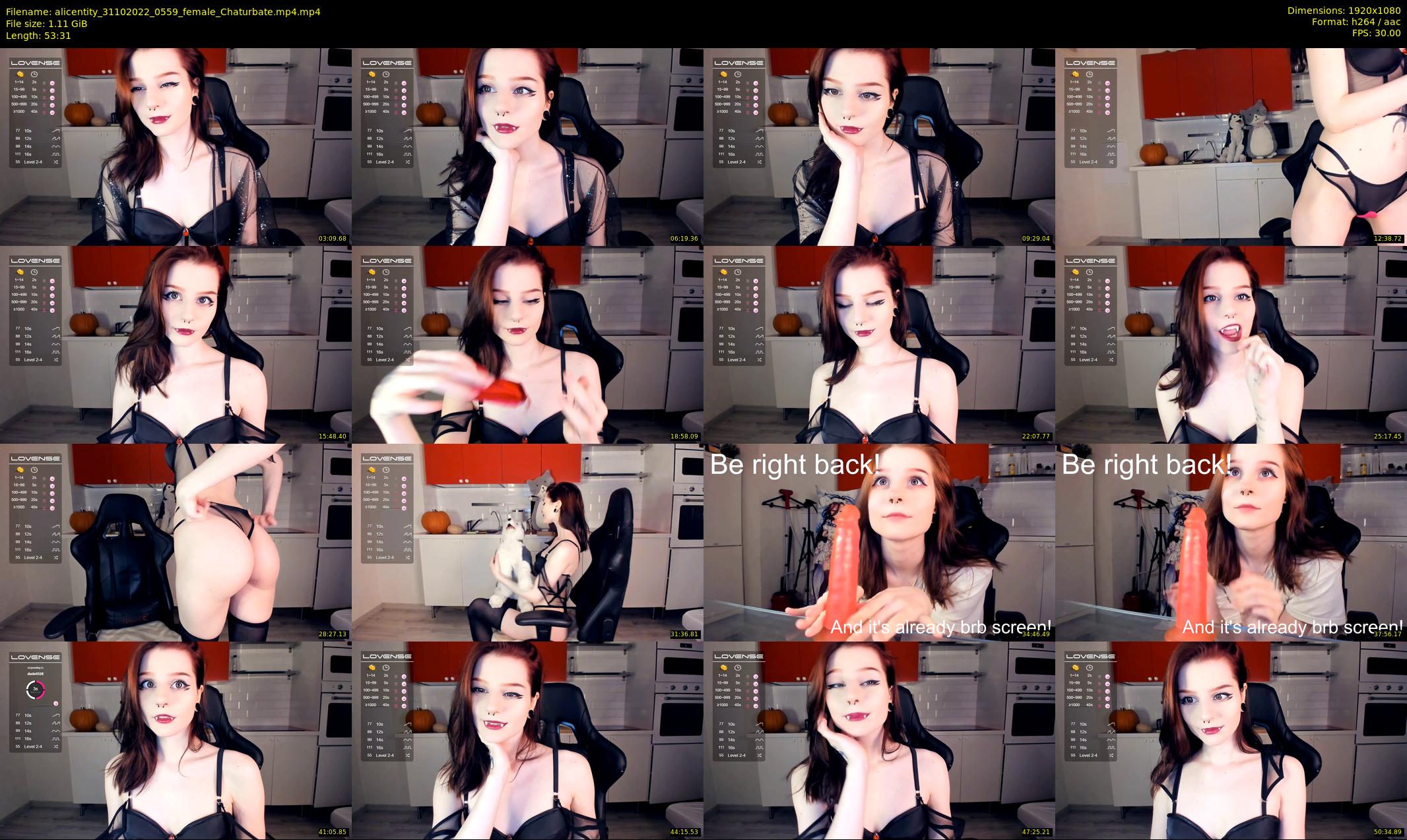 alicentity — 54 minute Chaturbate female cam show recording, 1080p, Oct 31, 2022