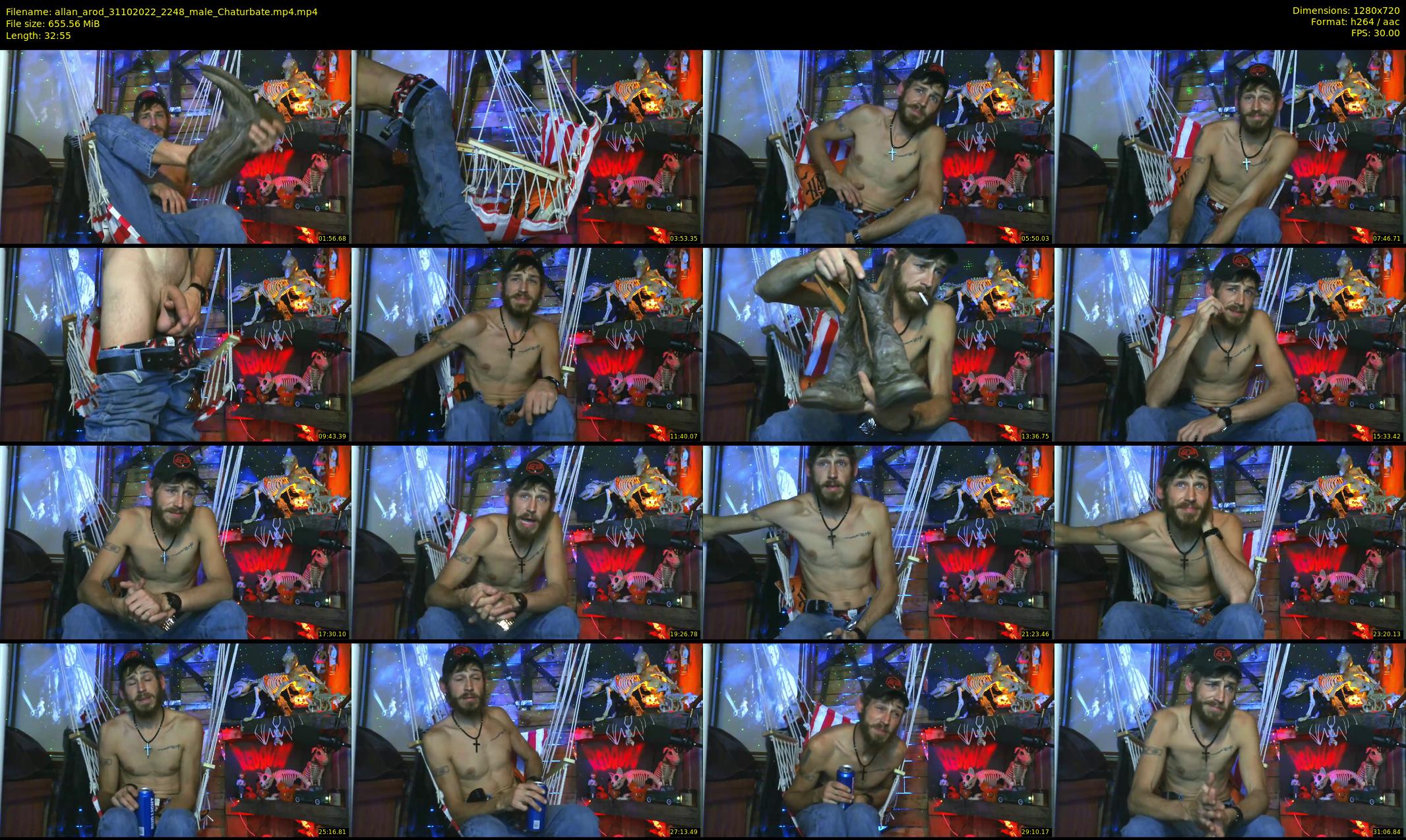 allan_arod — 33 minute Chaturbate male cam show recording, 720p, Oct 31, 2022