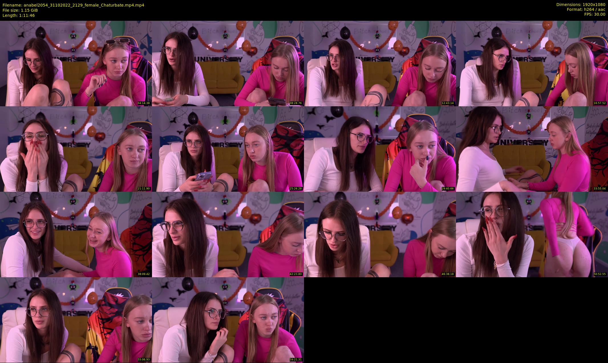 anabel2054 — 72 minute Chaturbate female cam show recording, 1080p, Oct 31, 2022