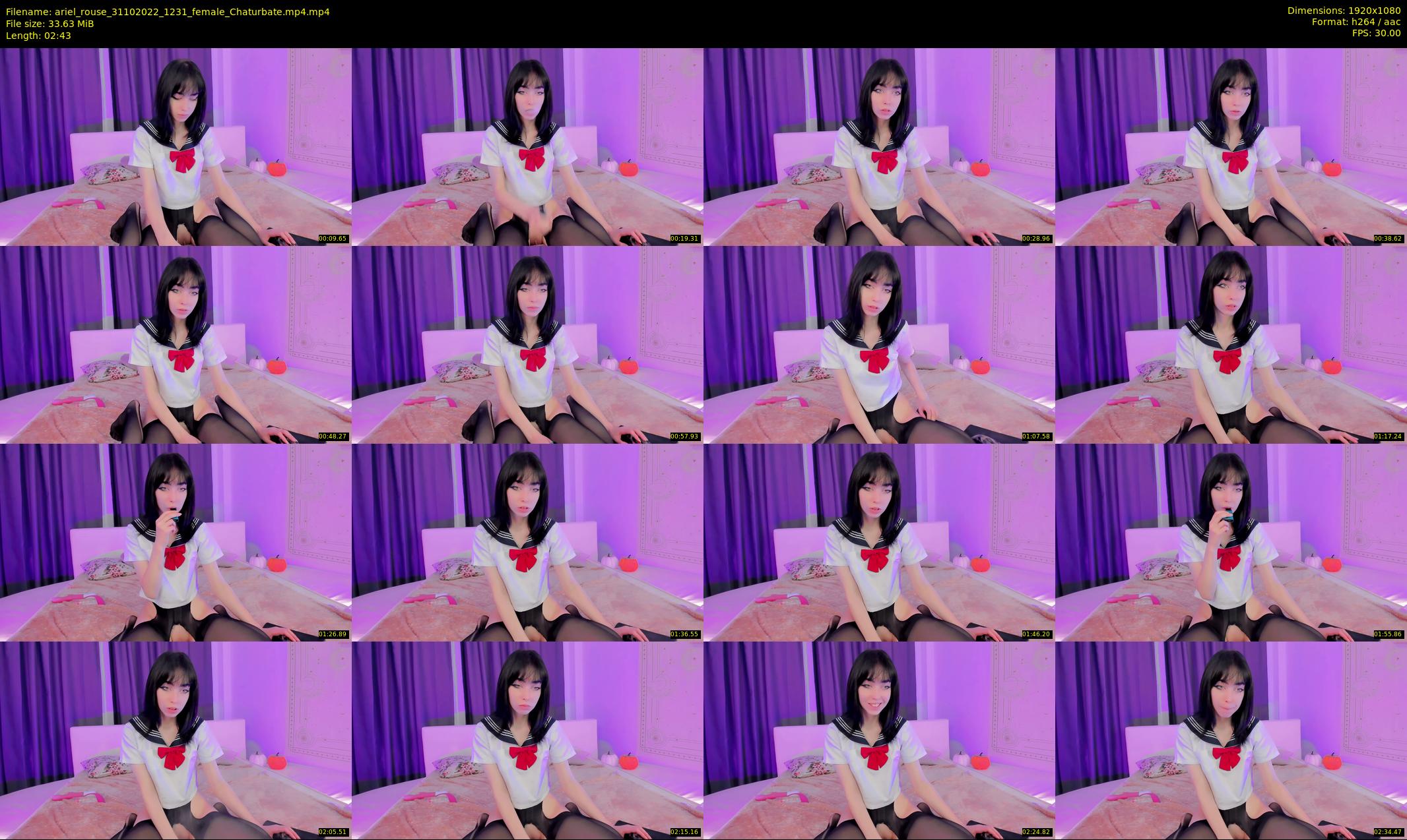 ariel_rouse — 3 minute Chaturbate female cam show recording, 1080p, Oct 31, 2022